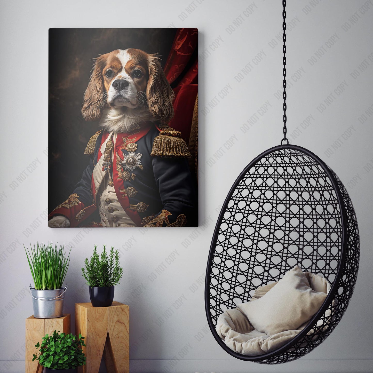 Cavalier King Charles Spaniel Aristocrat Portrait