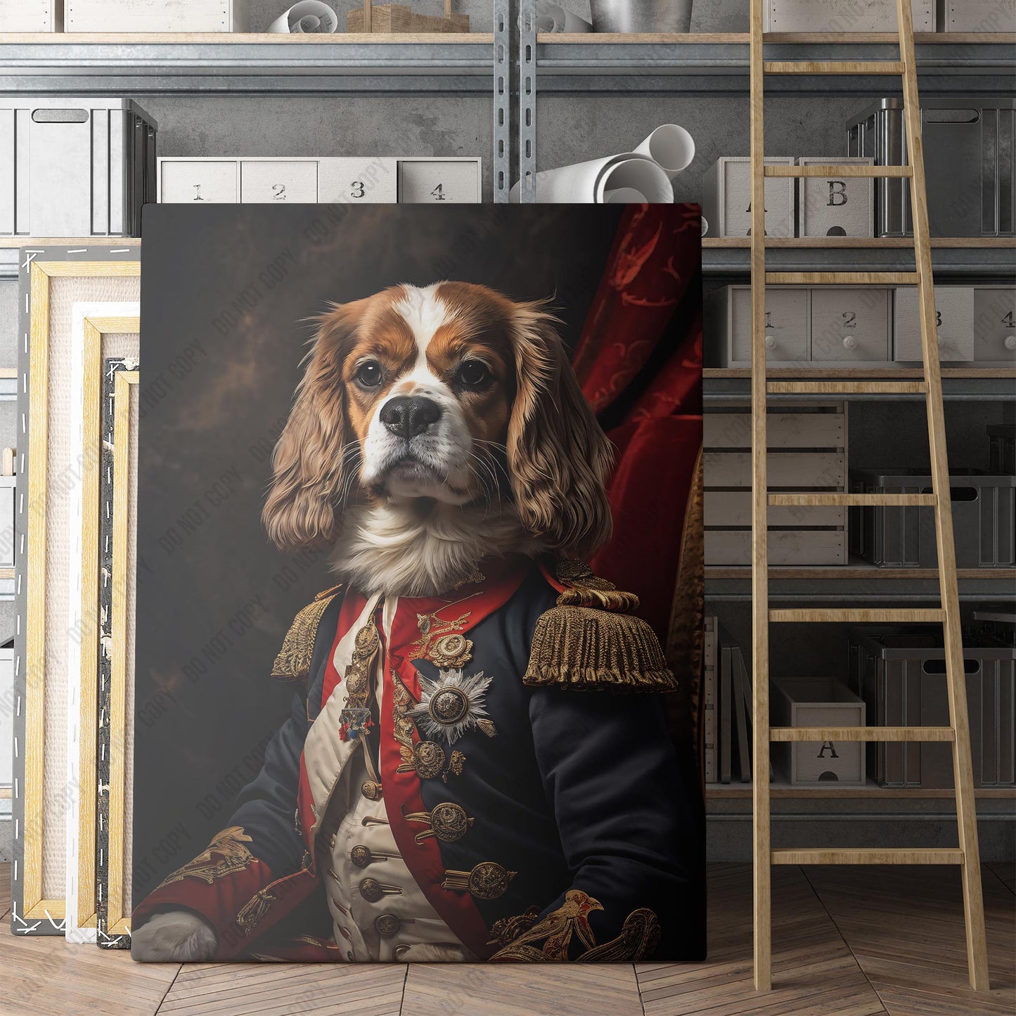 Cavalier King Charles Spaniel Aristocrat Portrait