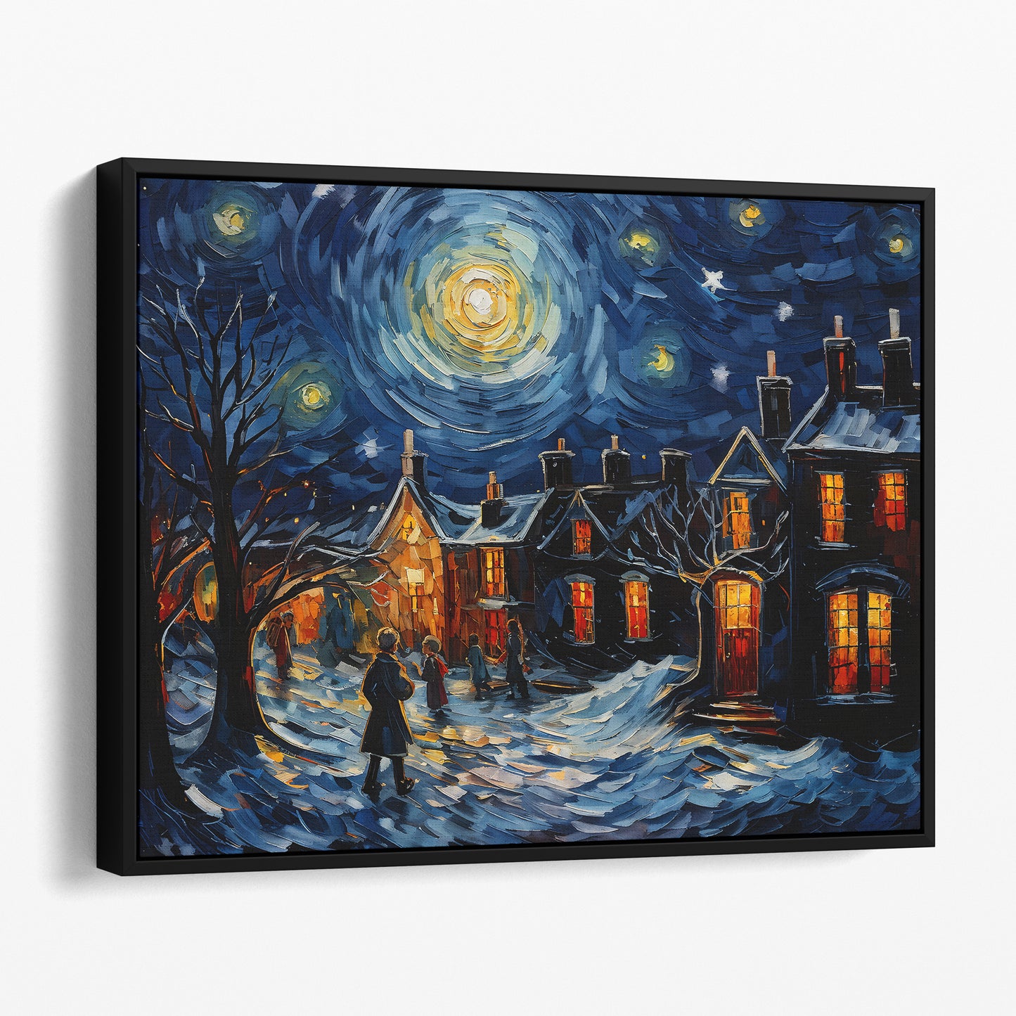 A Christmas Carol as Van Gogh Starry Night