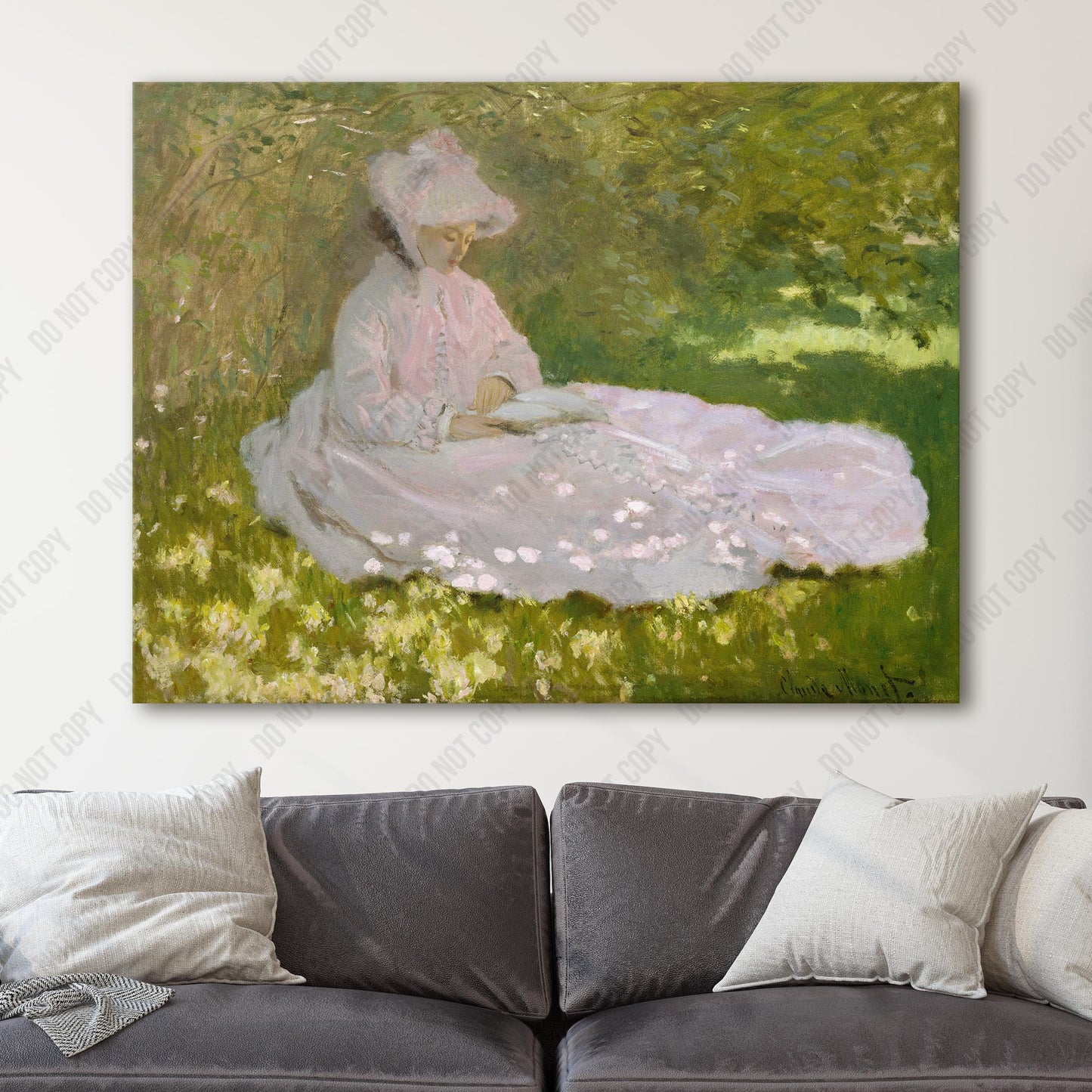 Springtime (1872) by Claude Monet