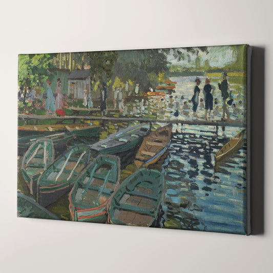 Bathers at La Grenouillère (1896) by Claude Monet