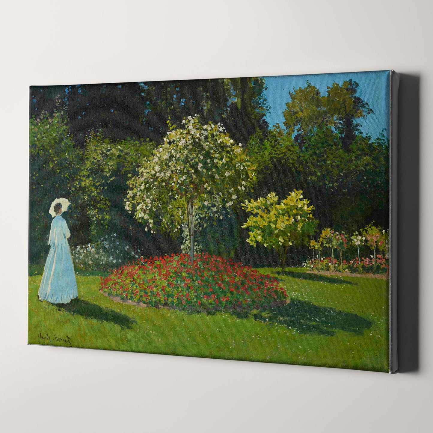 Lady in the Garden (1867) by Claude Monet