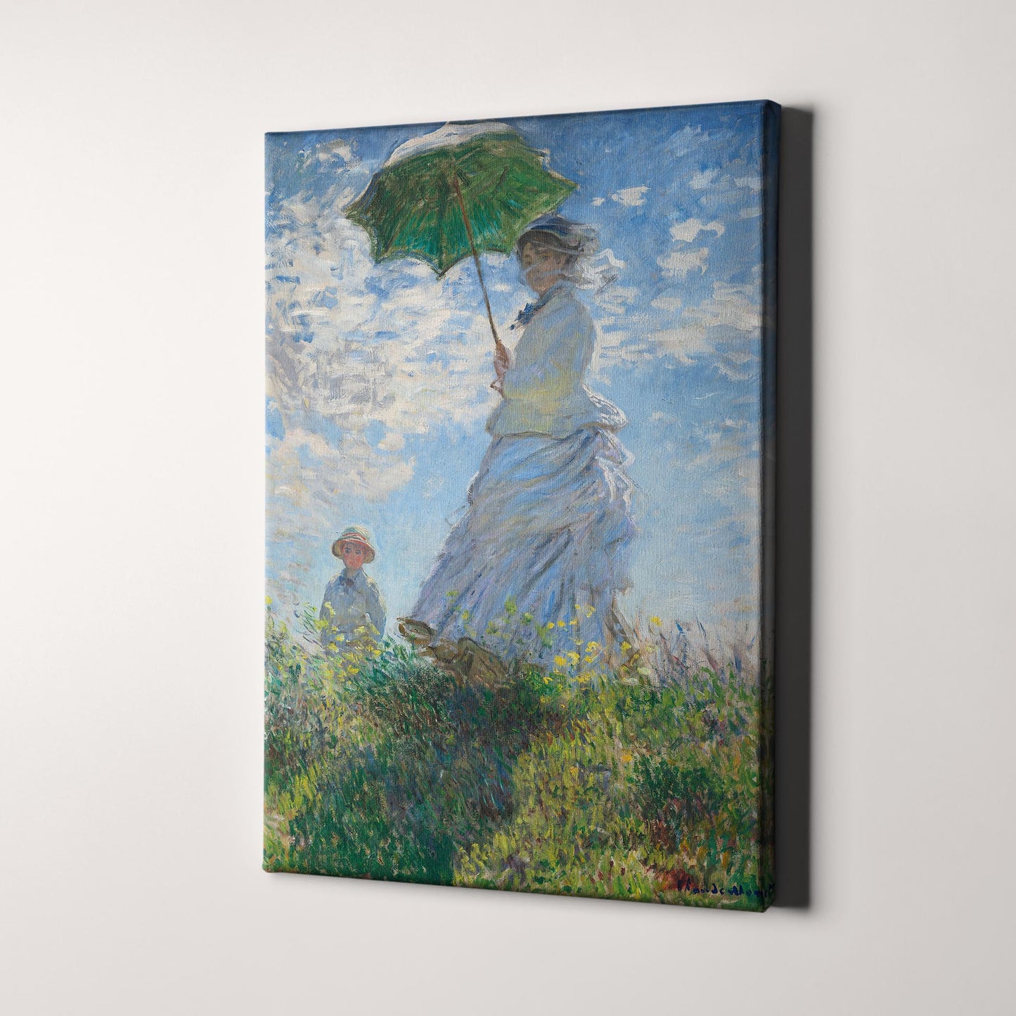 Woman with a Parasol (1875) by Claude Monet