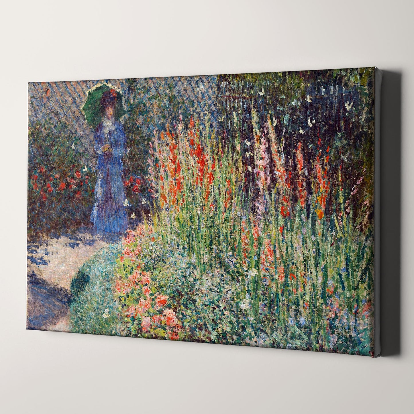 Rounded Flower Bed (1876) by Claude Monet