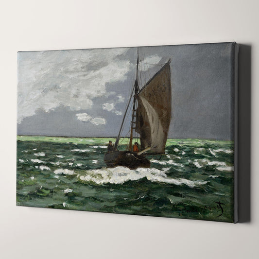 Seascape, Storm (1866) by Claude Monet
