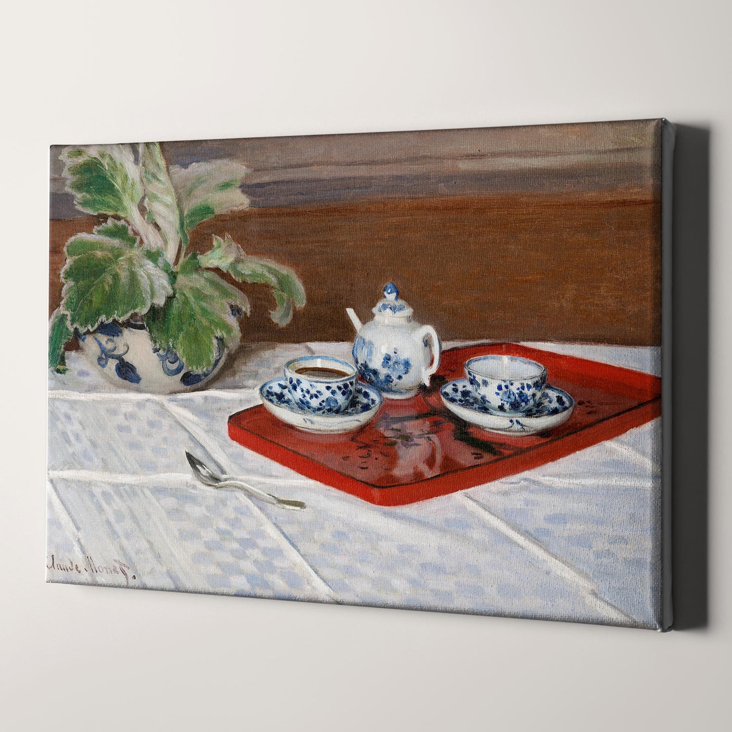 Still Life, Tea Service (1872) by Claude Monet