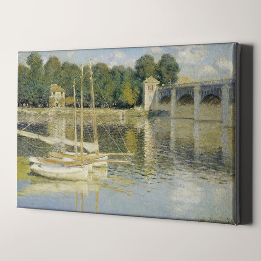 The Argenteuil Bridge (1874) by Claude Monet
