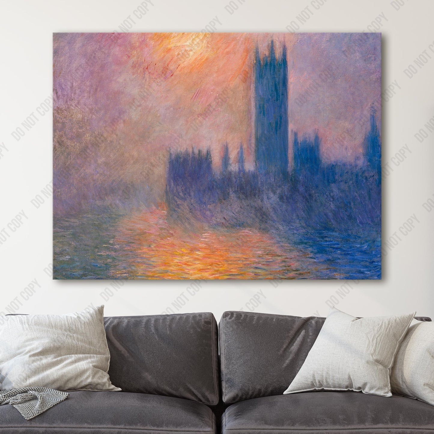 The Houses of Parliament, Sunset (1904) by Claude Monet