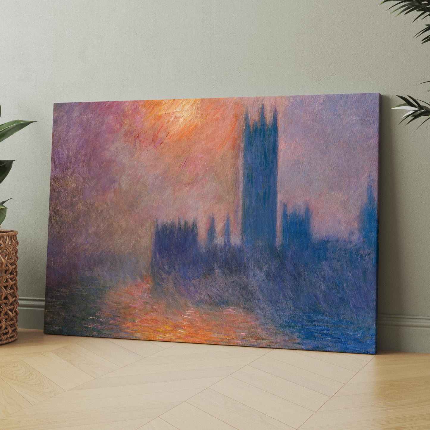 The Houses of Parliament, Sunset (1904) by Claude Monet