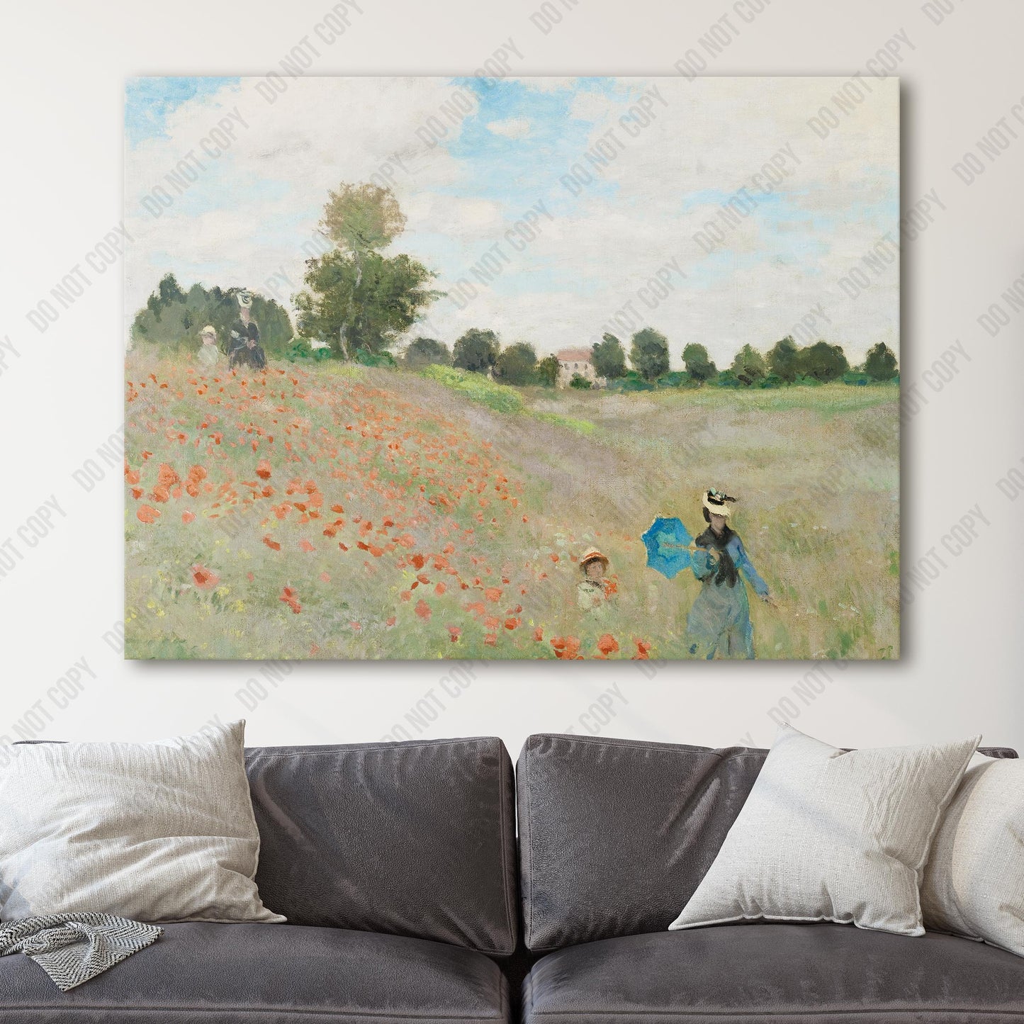 The Poppy Field near Argenteuil (1873) by Claude Monet