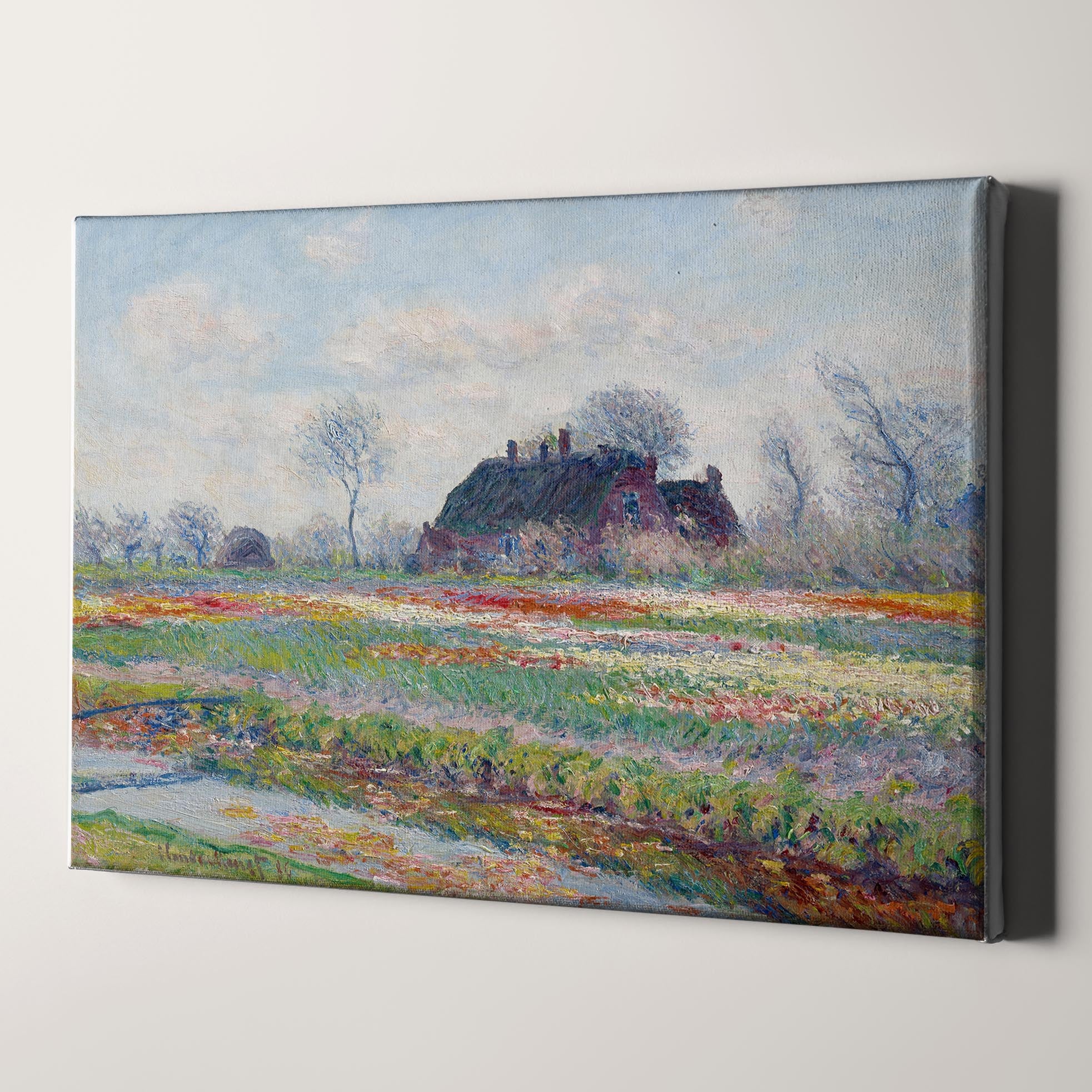 Tulip Fields at Sassenheim (1886) Claude Monet – Big Canvas Art Prints