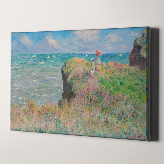 Cliff Walk at Pourville (1882) by Claude Monet