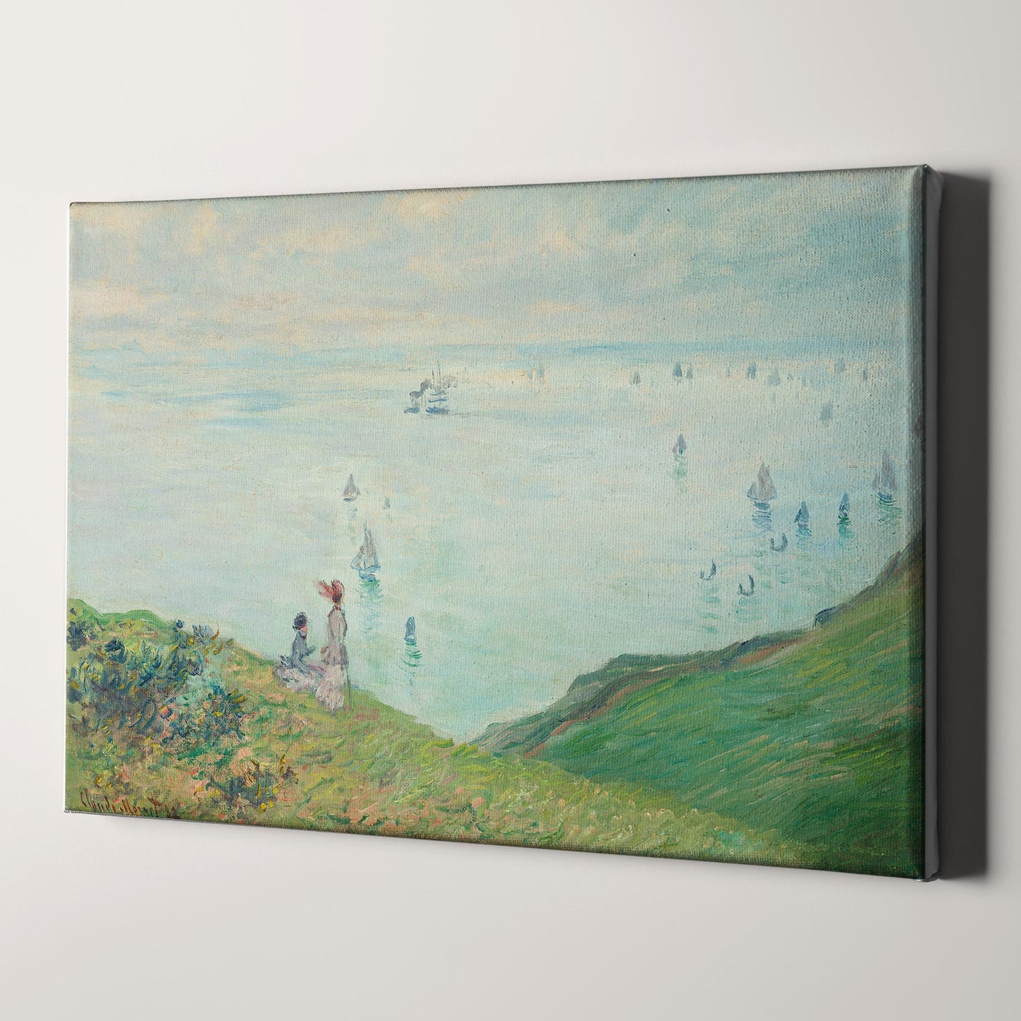 Cliffs at Pourville (1882) by Claude Monet