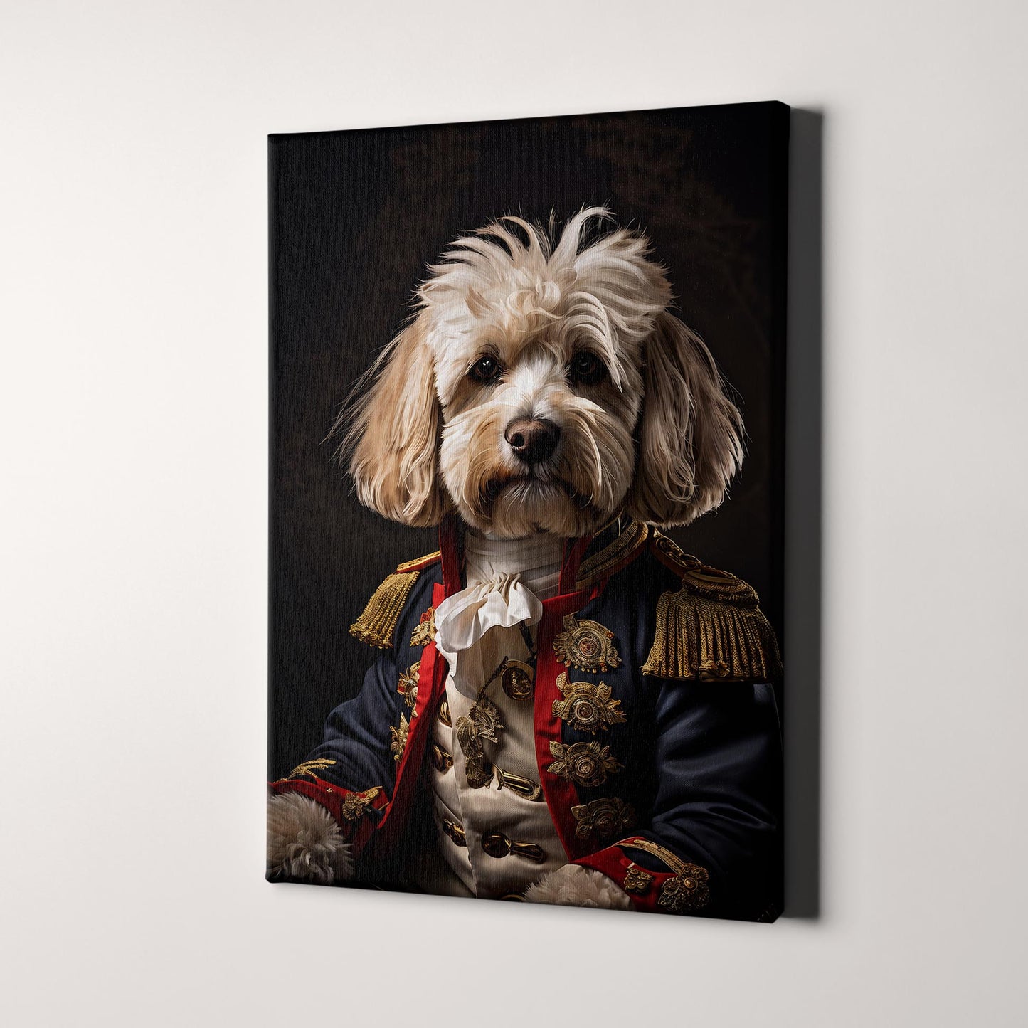 Cockapoo Dog Aristocrat Portrait