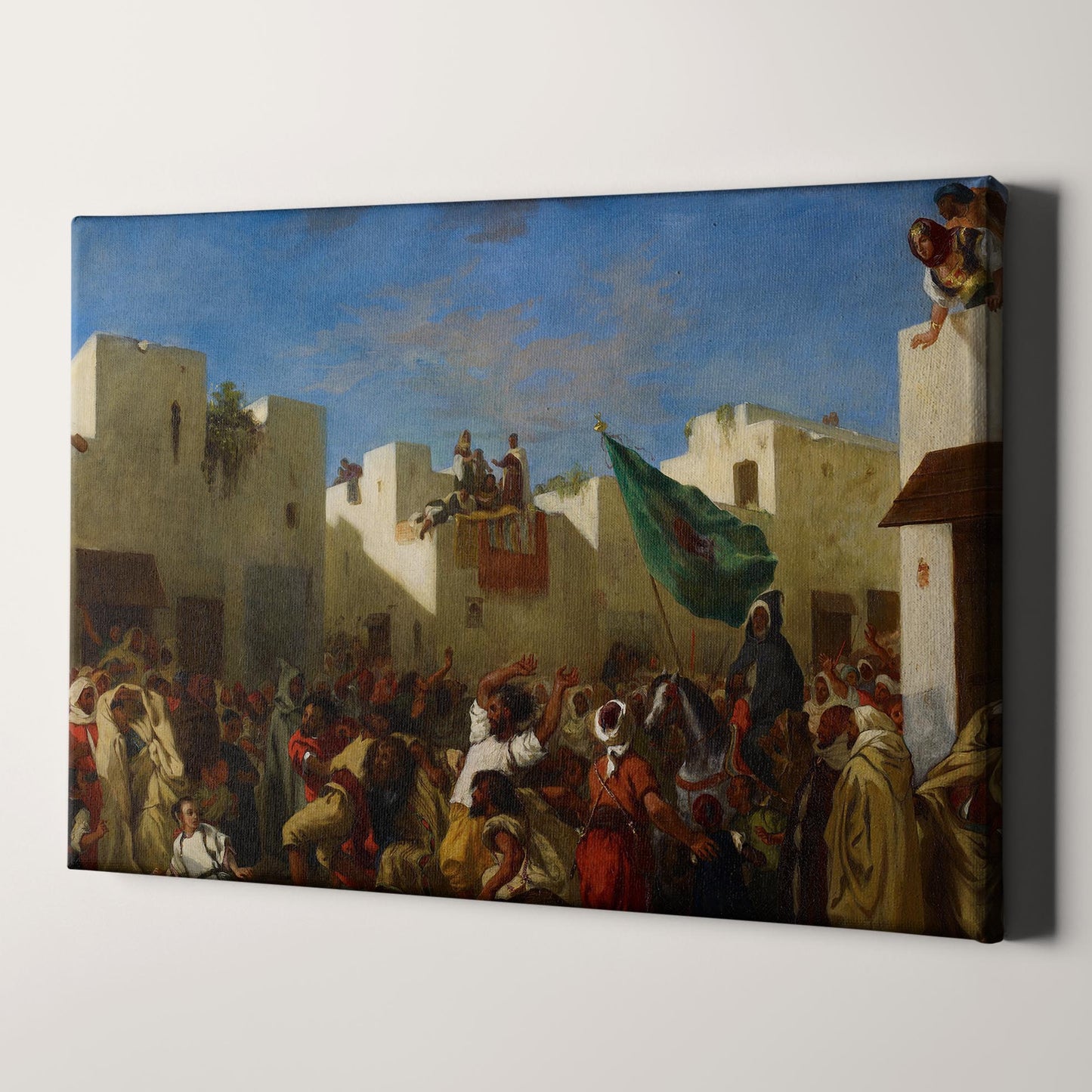 Convulsionists of Tangier (1837-1838) by Eugène Delacroix