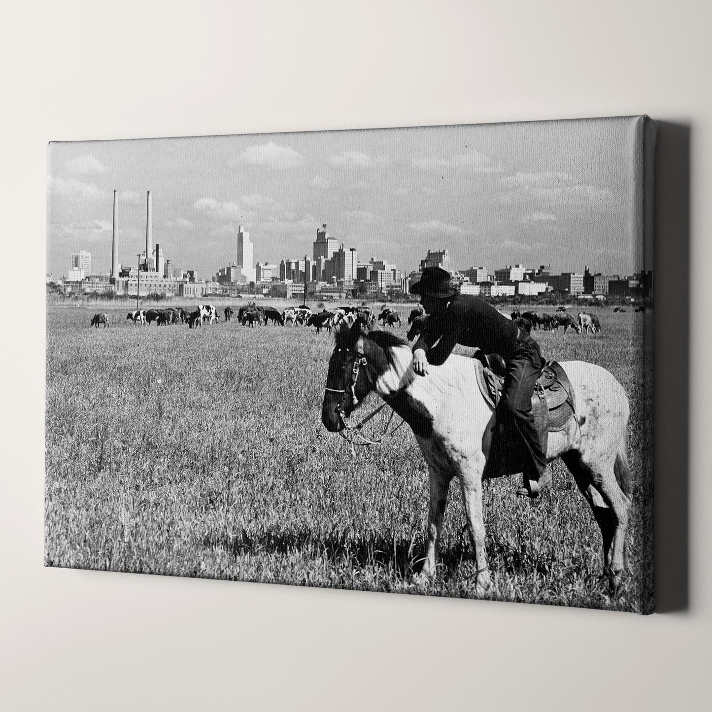 Cowboy in Dallas Texas, 1945