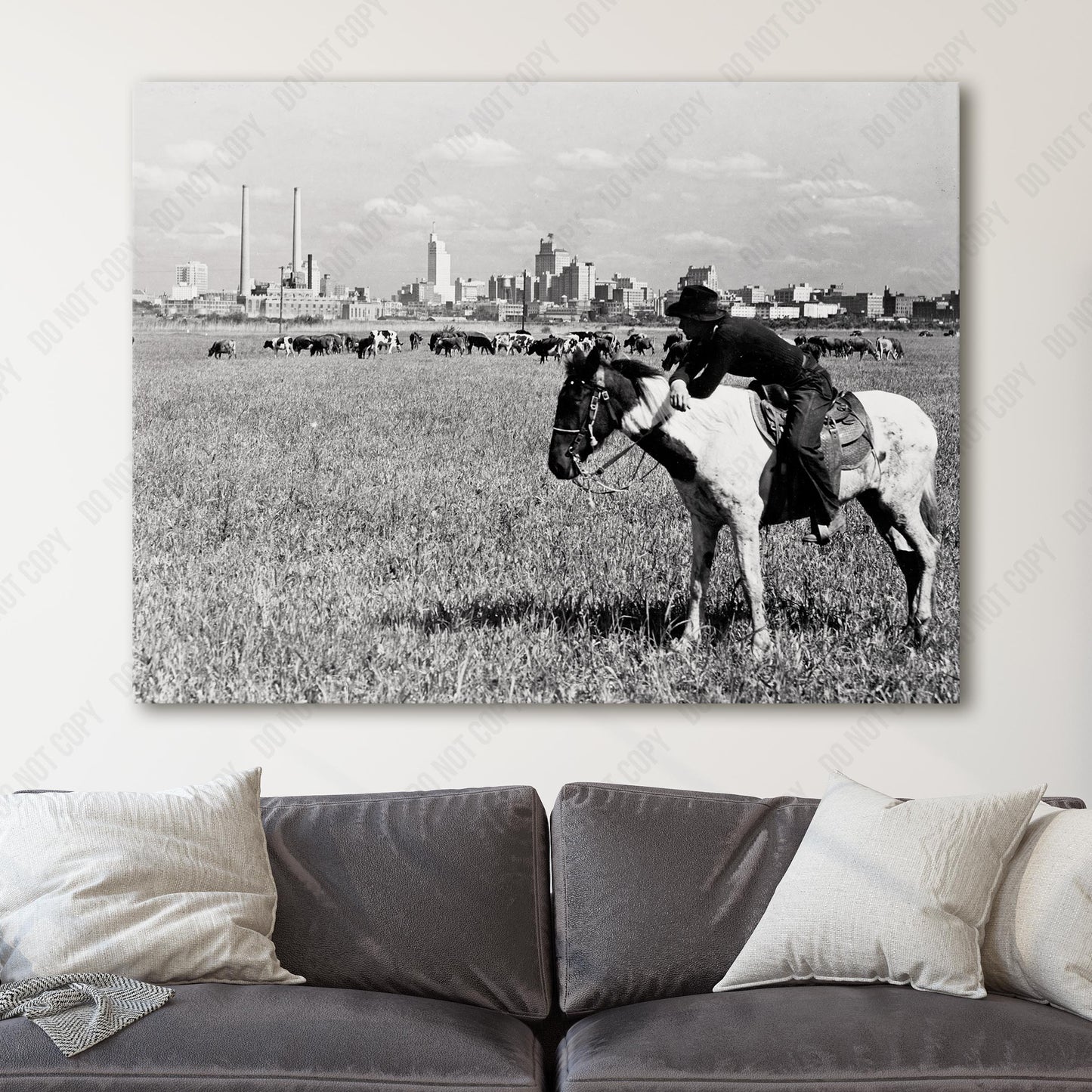 Cowboy in Dallas Texas, 1945