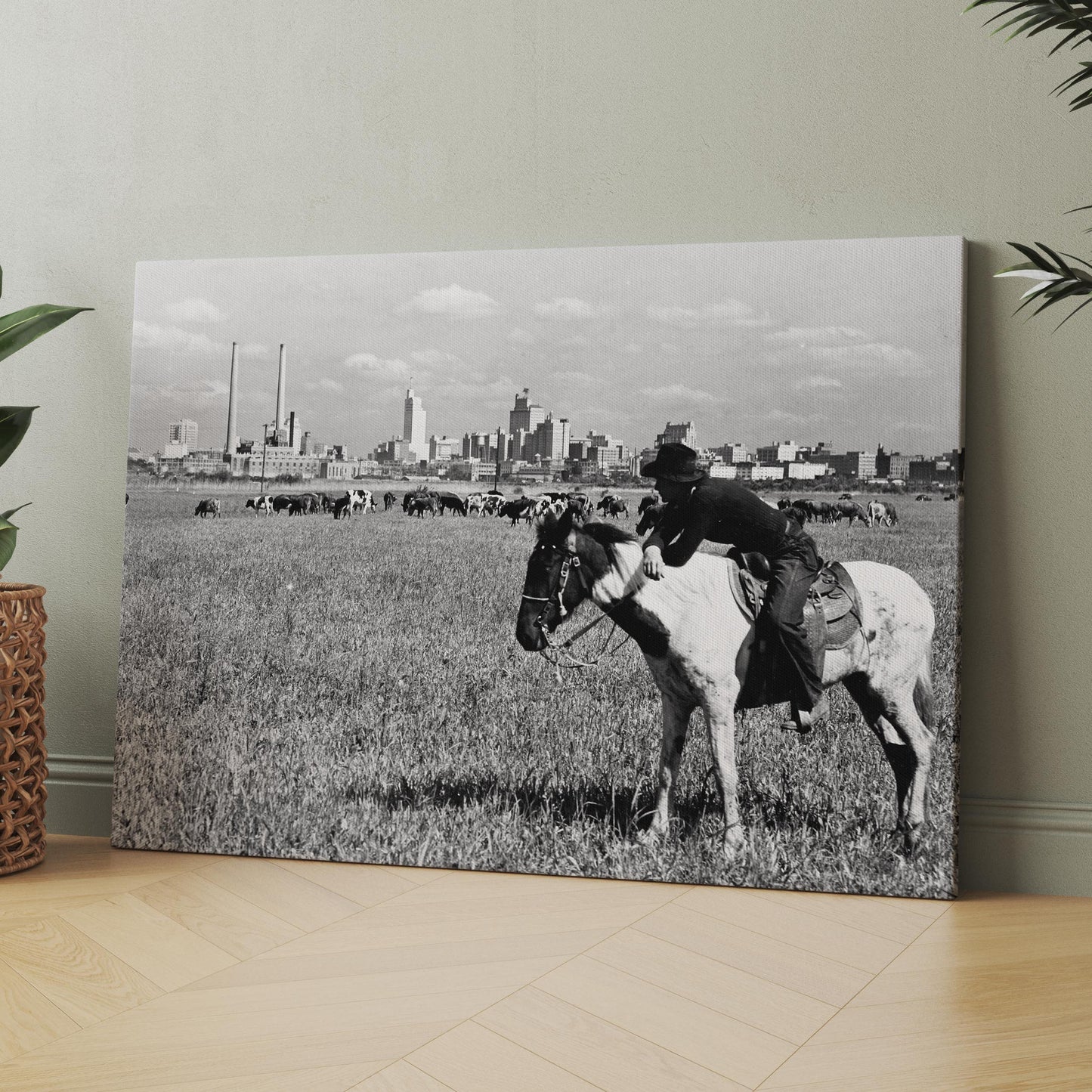 Cowboy in Dallas Texas, 1945