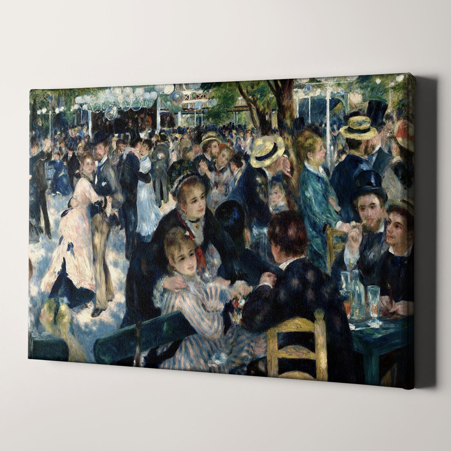 Dance at Le moulin de la Galette (1876) by Pierre-Auguste Renoir