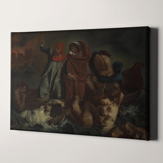 Dante's Bark (1822) by Eugène Delacroix