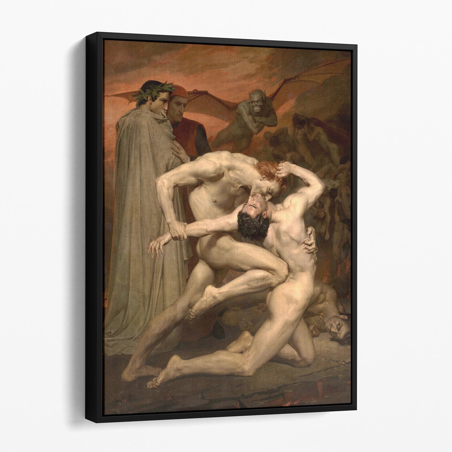 Dante and Virgil in Hell by William-Adolphe Bouguereau