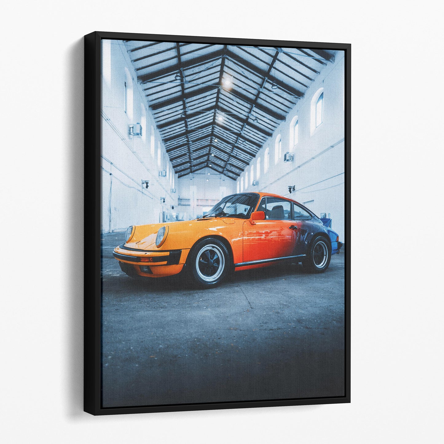 Vintage Orange Porsche 911