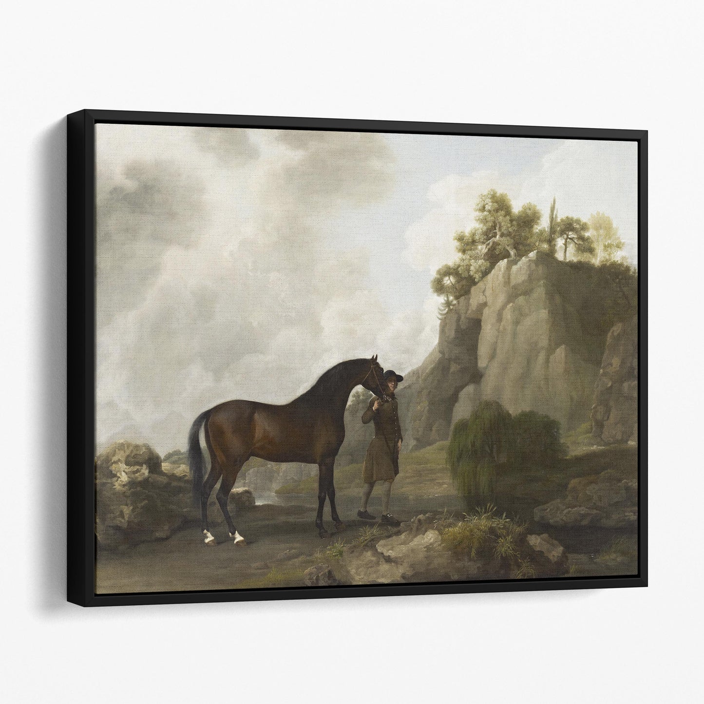 The Marquess of Rockingham's Arabian Stallion by George Stubbs