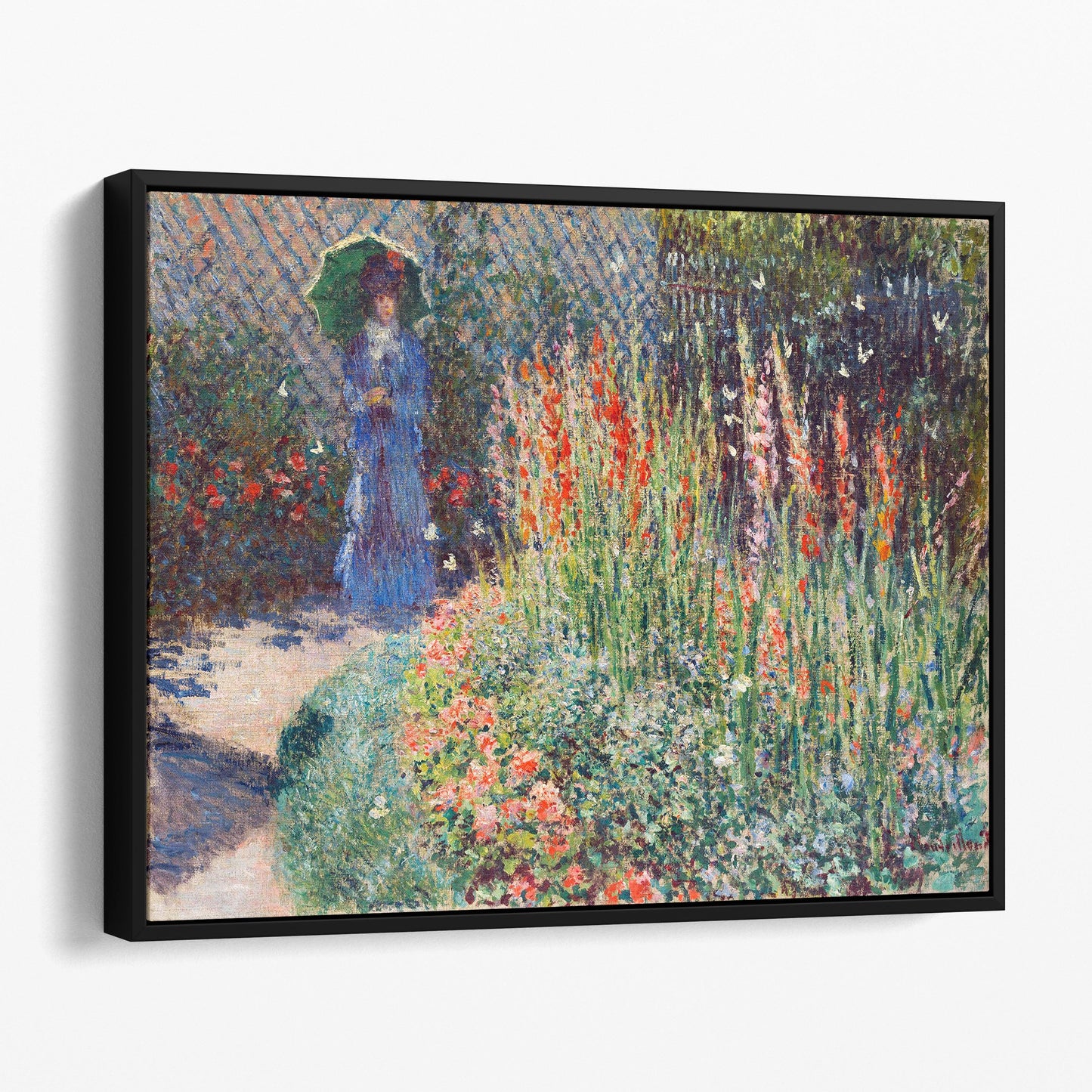 Rounded Flower Bed (1876) by Claude Monet