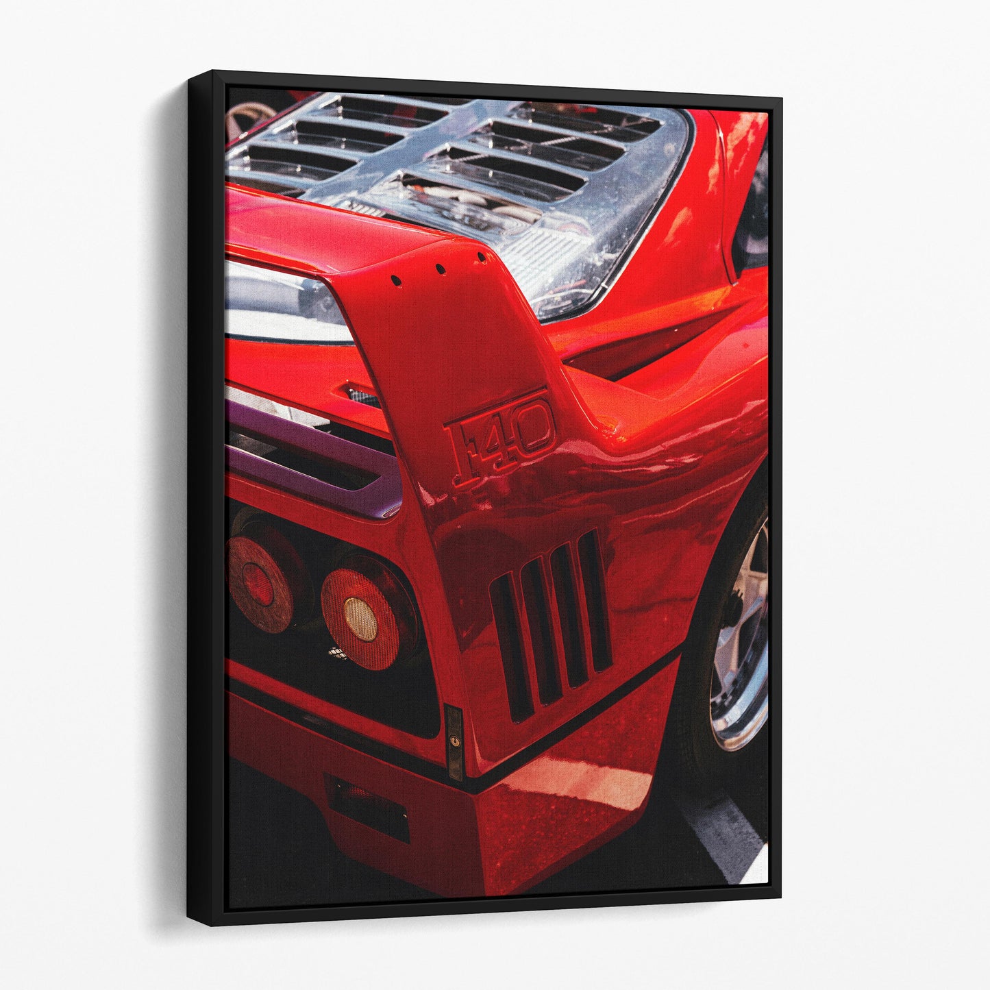 Red Ferrari F40 Rear Light and Spoiler