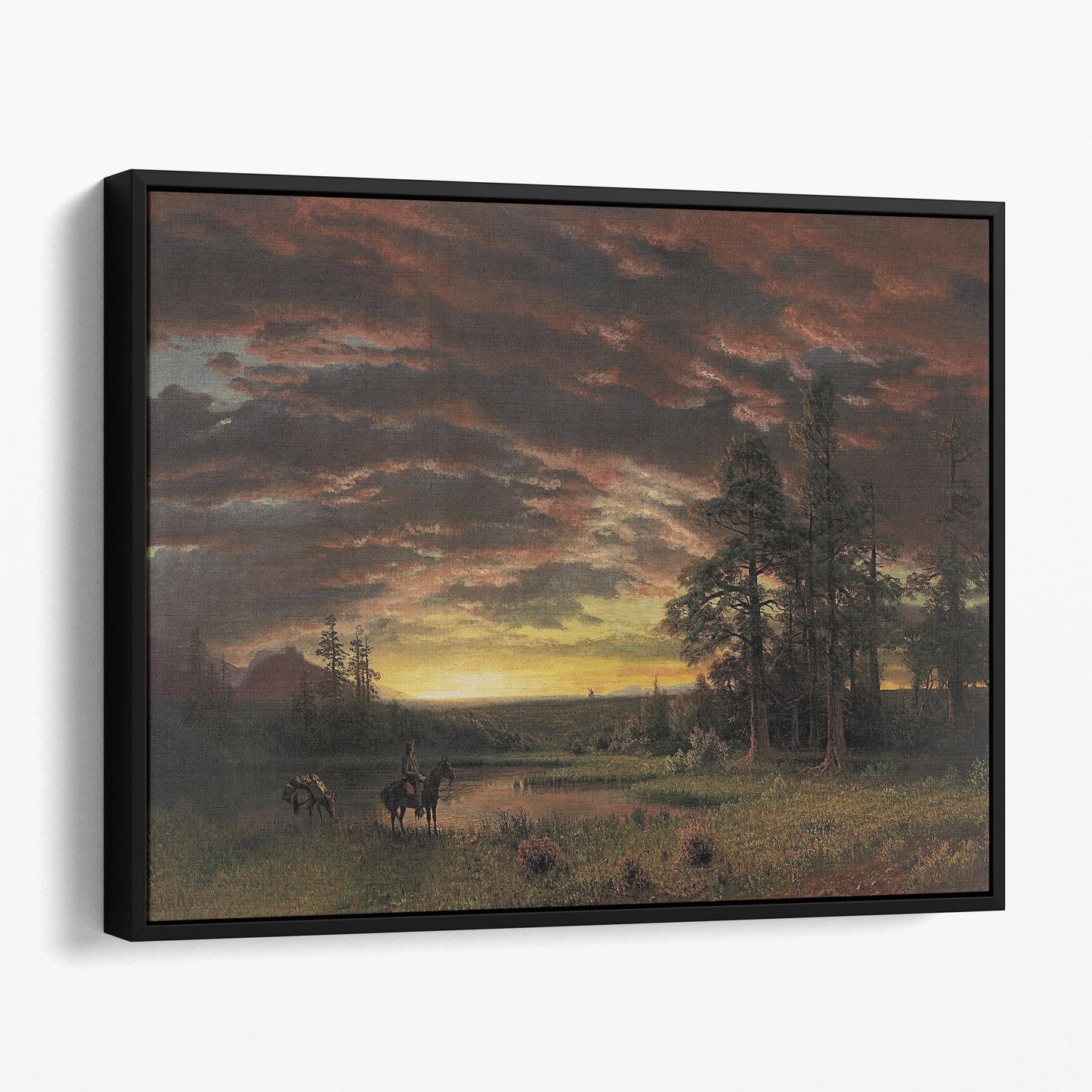 Evening on the Prairie (1870) by Albert Bierstadt