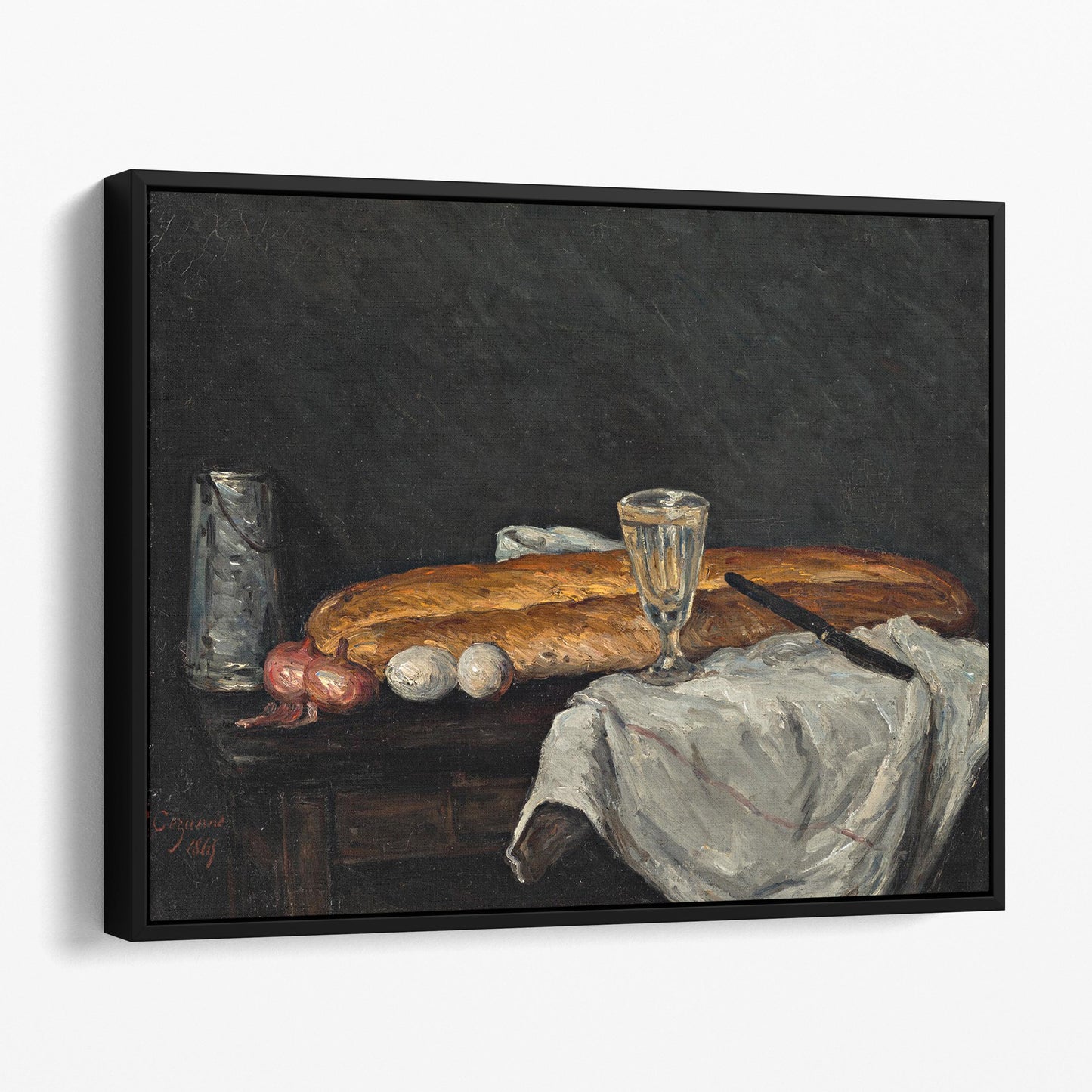 Still Life with Bread and Eggs by Paul Cezanne