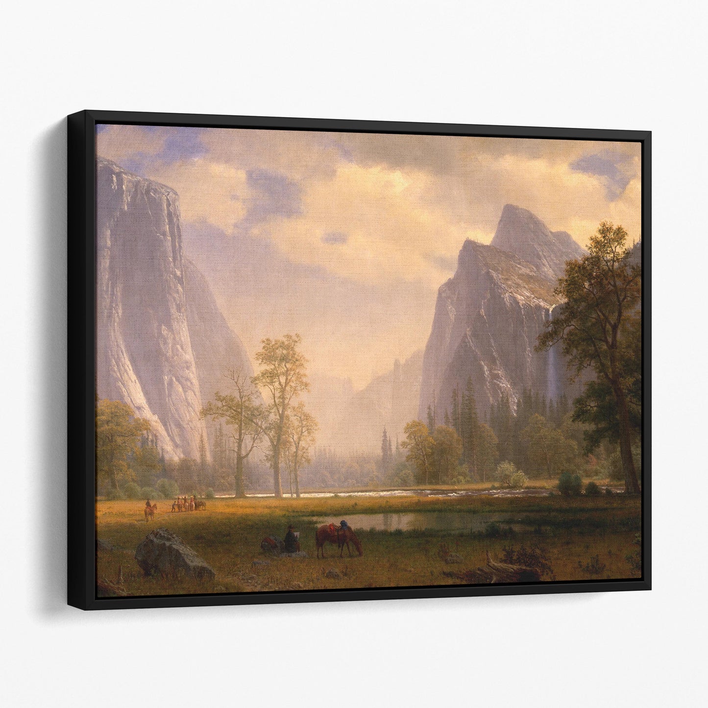 Looking up Yosemite Valley (1865) by Albert Bierstadt