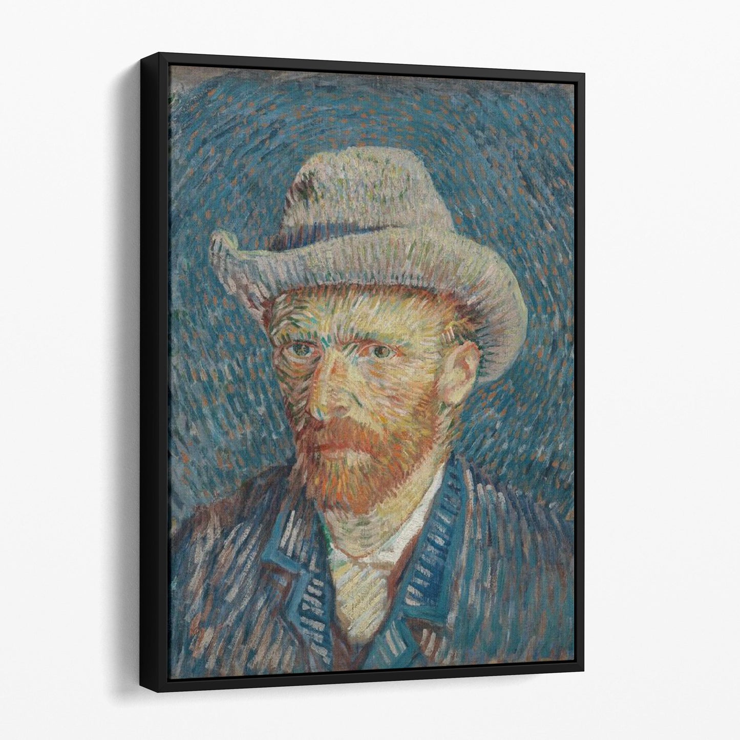 Self-Portrait with Grey Felt Hat (1887) by Van Gogh