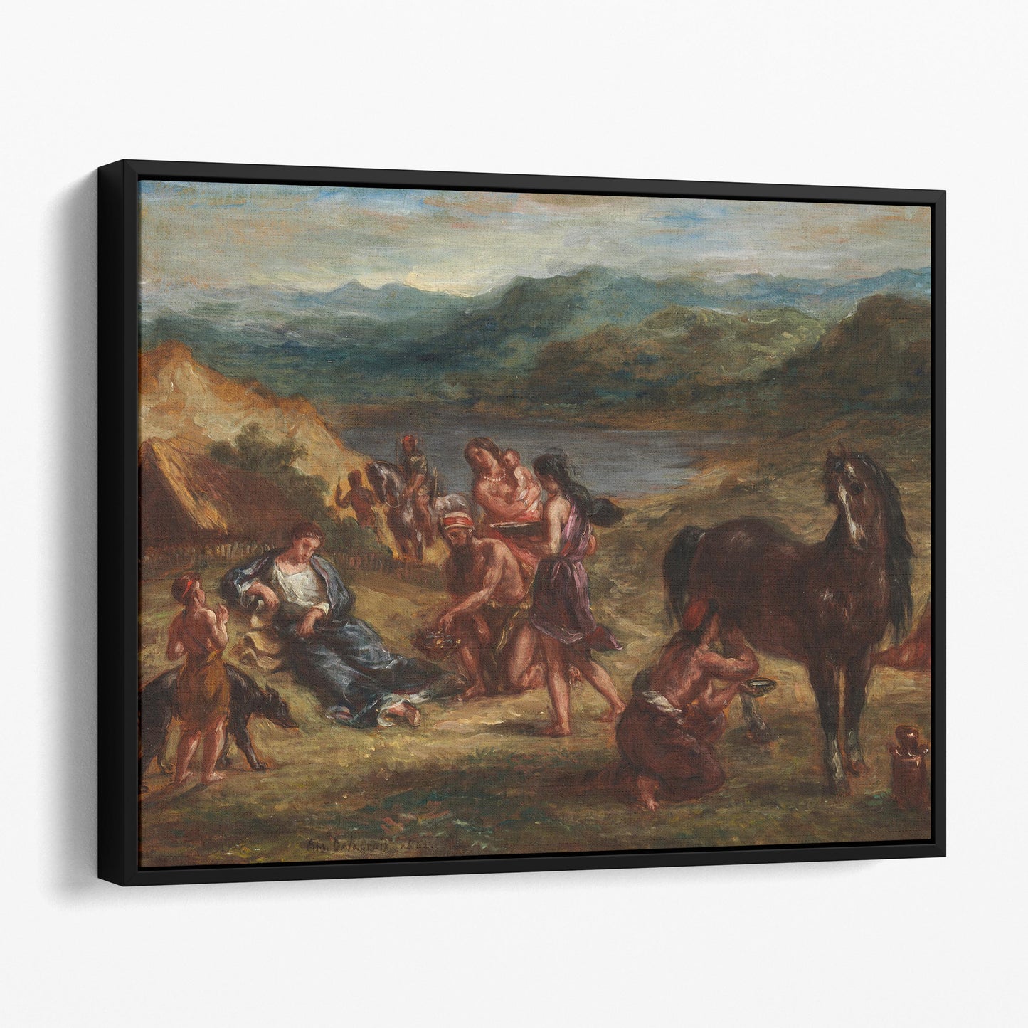 Ovid among the Scythians (1859-1862) by Eugène Delacroix