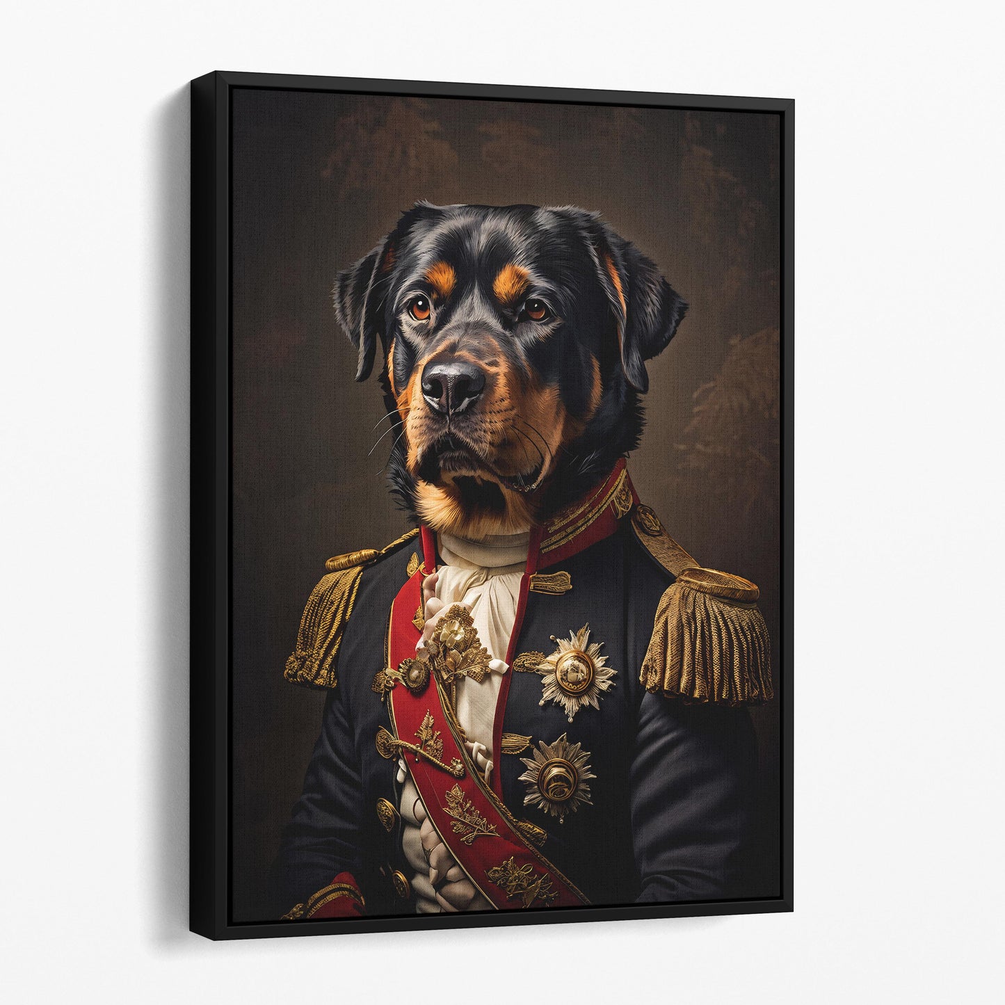 Rottweiler Dog Aristocrat Portrait