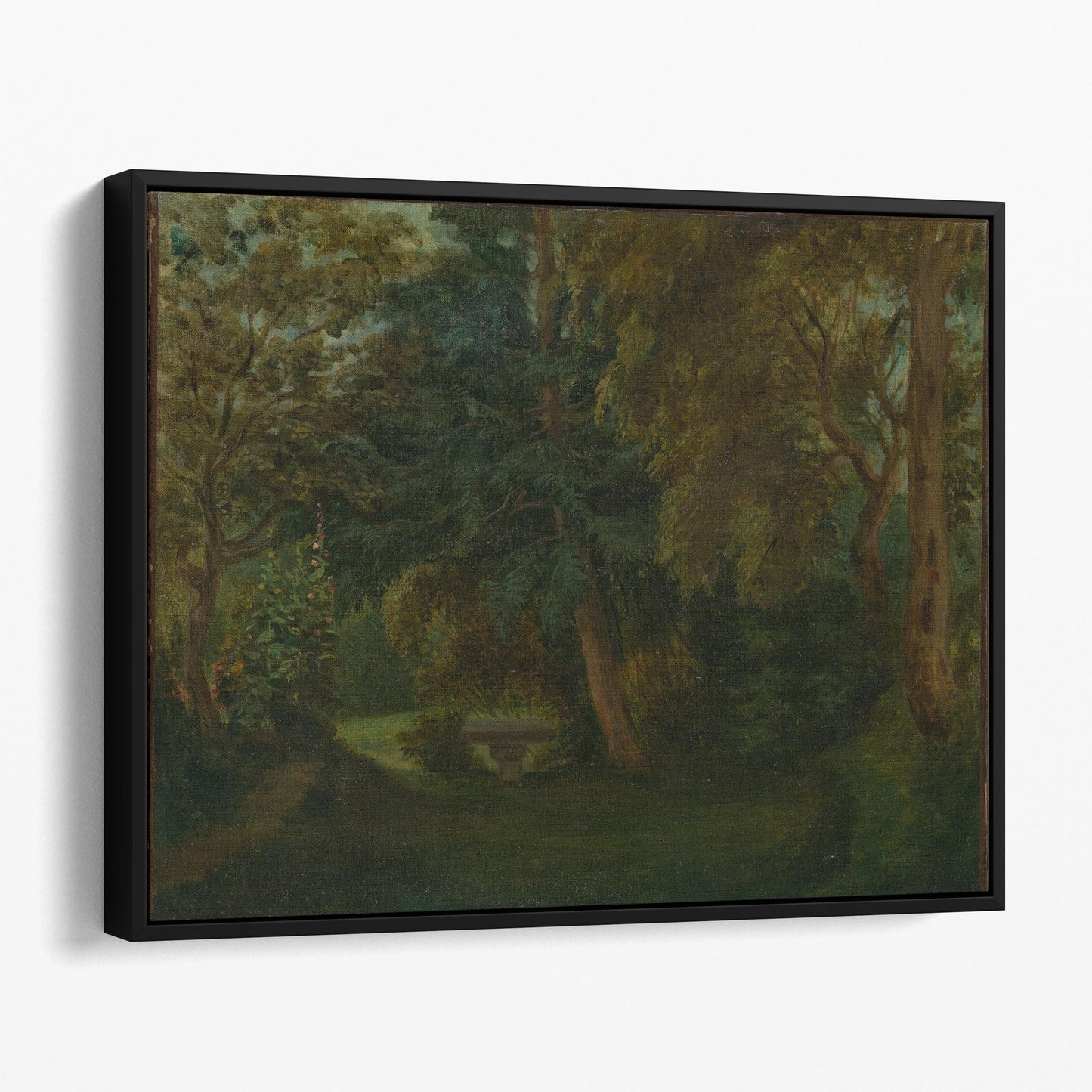 George Sand's Garden at Nohant (1842-1843) by Eugène Delacroix