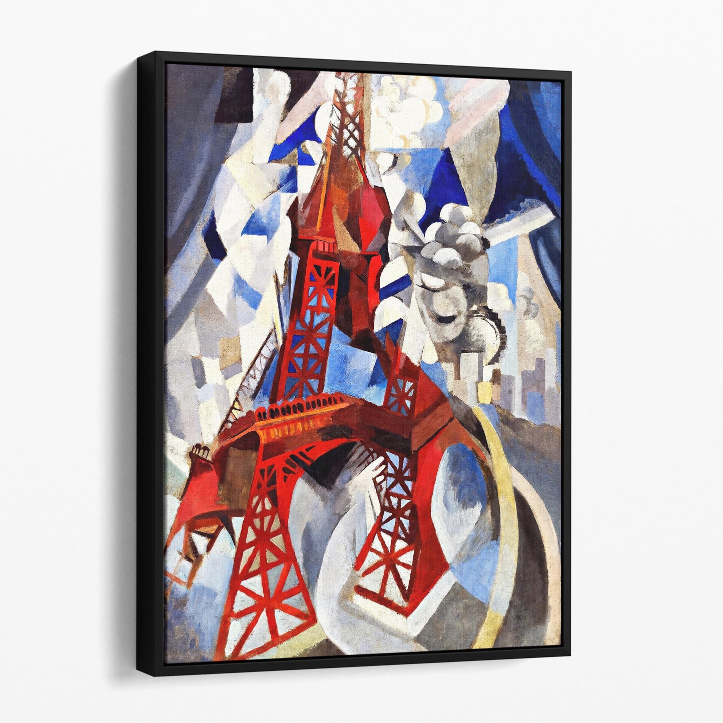 Red Eiffel Tower (1911) by Robert Delaunay