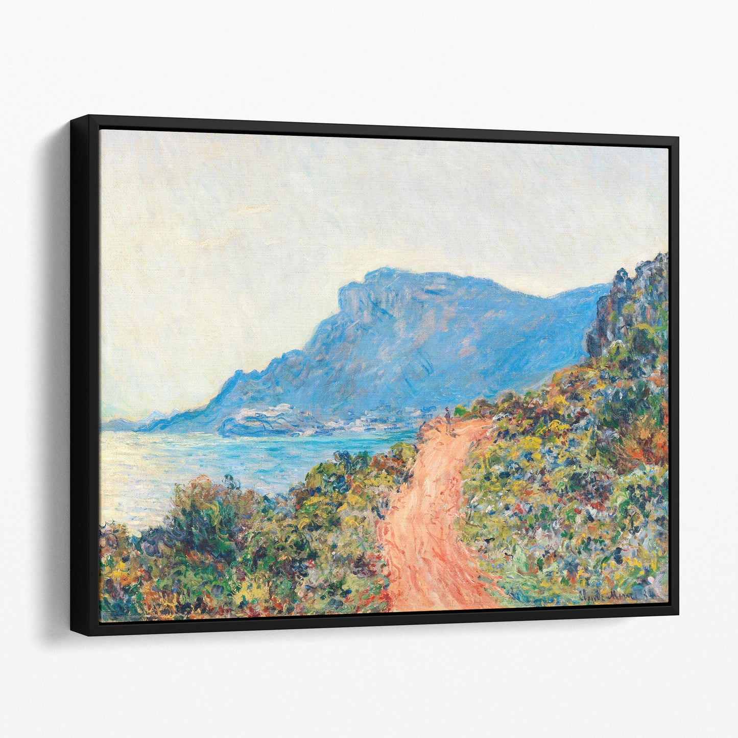 The Corniche near Monaco (1884) by Claude Monet