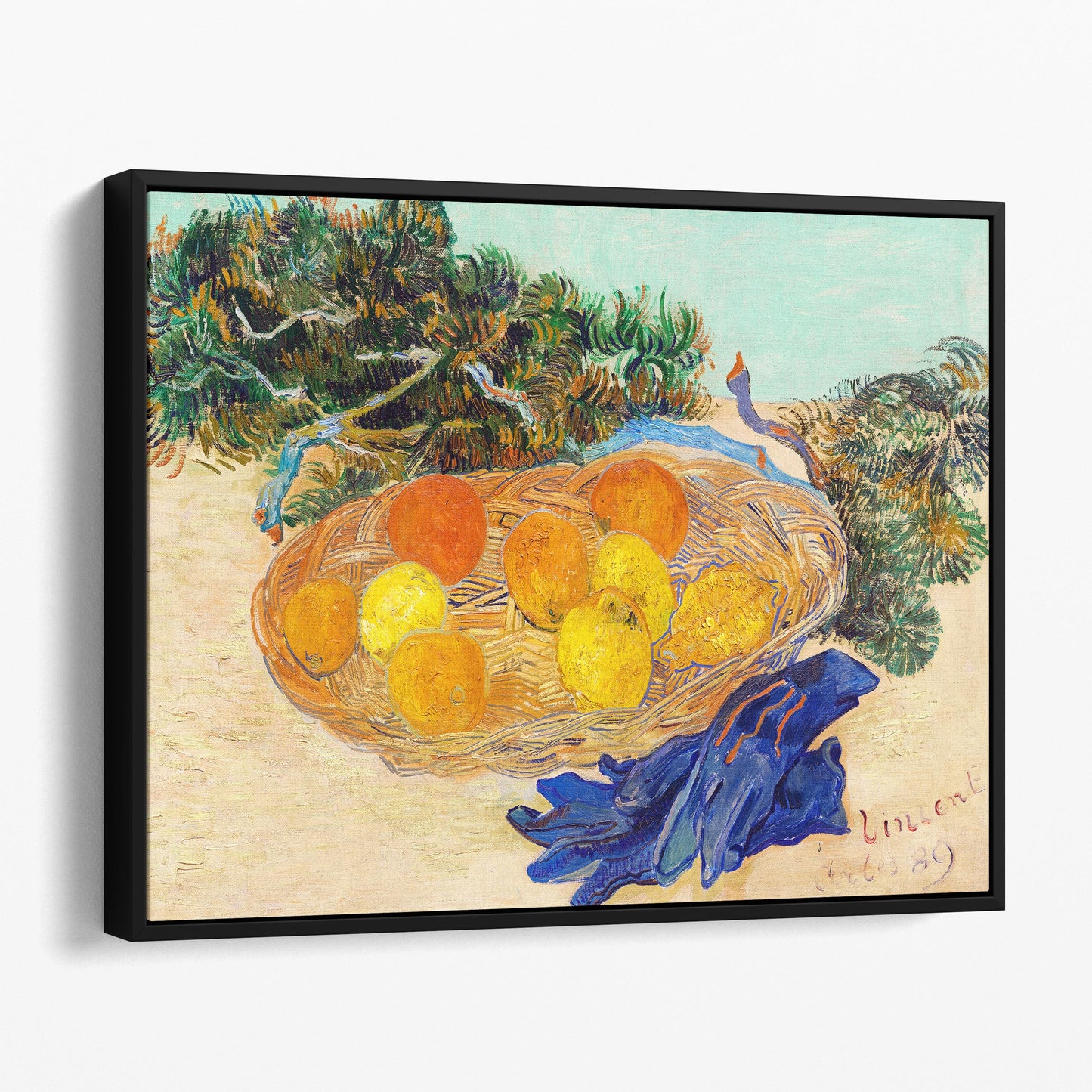 Oranges and Lemons with Blue Gloves (1889) by Van Gogh