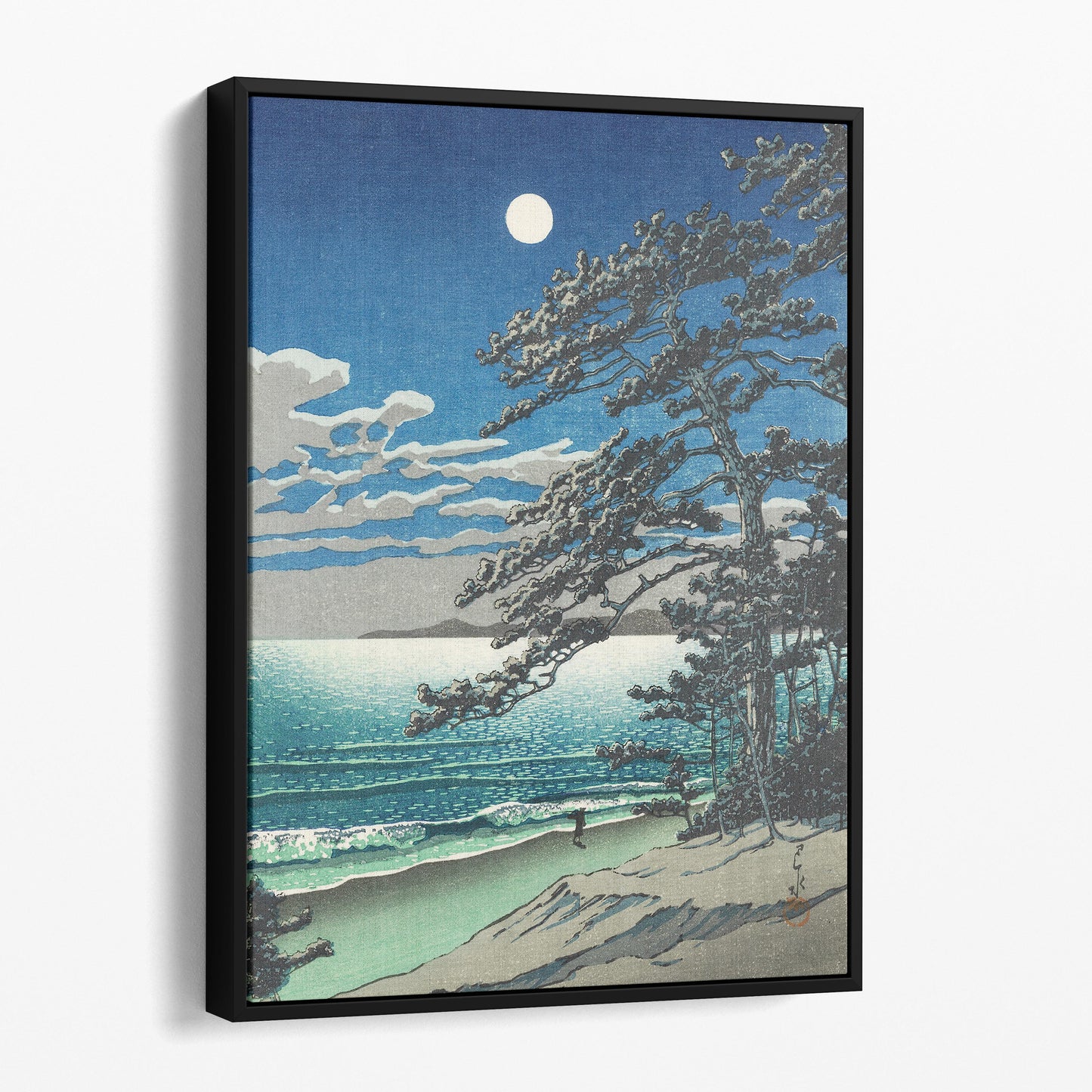 Japanese Moonlit Landscape