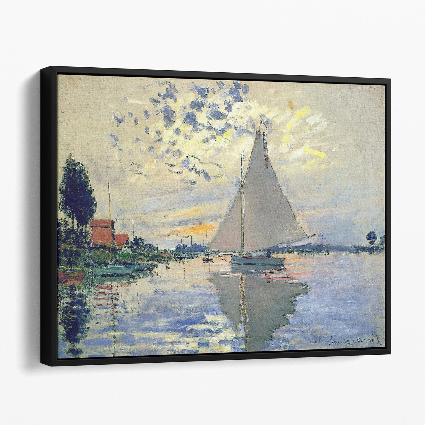 Sailboat by Claude Monet