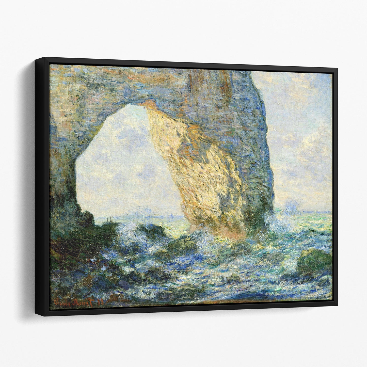 The Manneport Rock Arch by Claude Monet