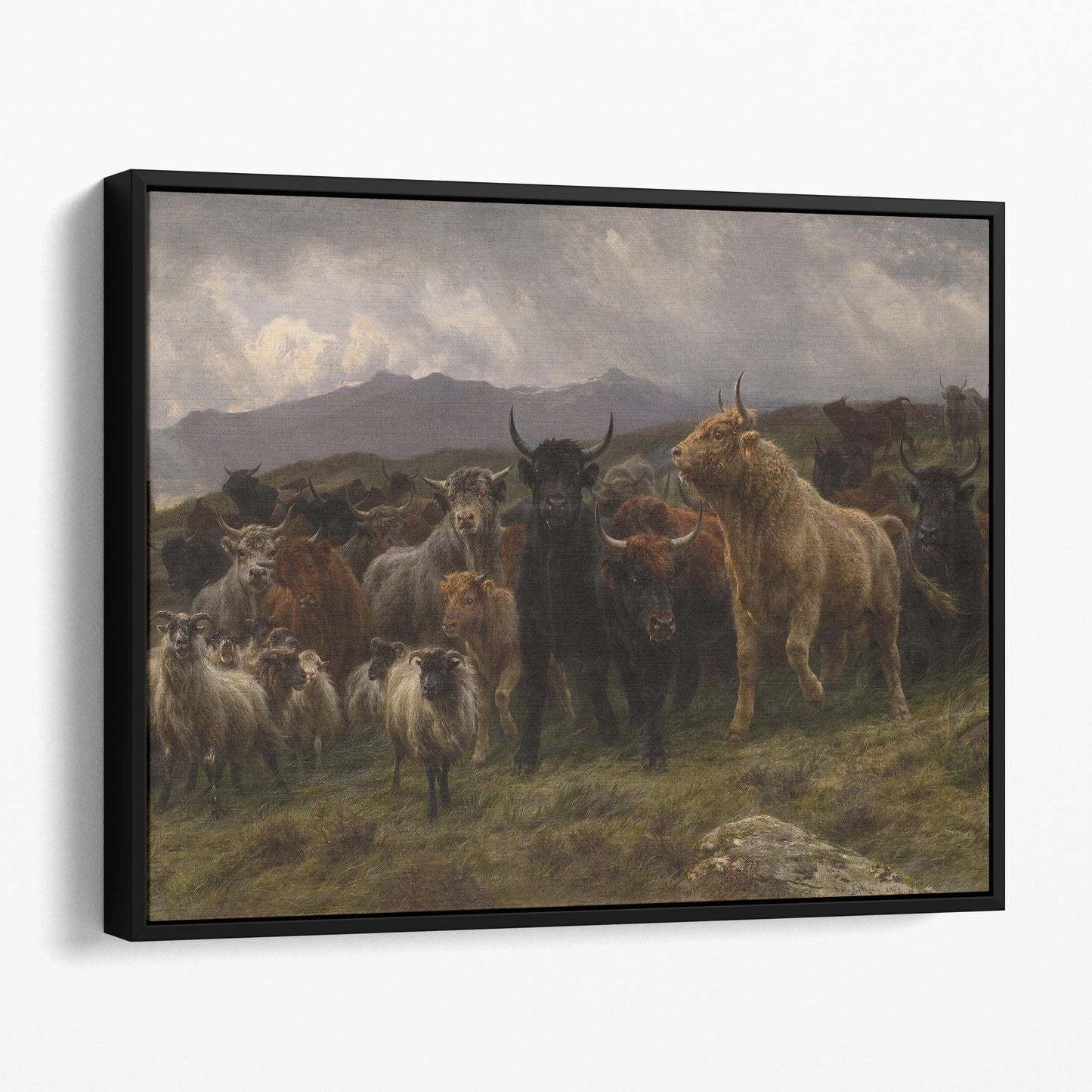 Highland Raid by Rosa Bonheur