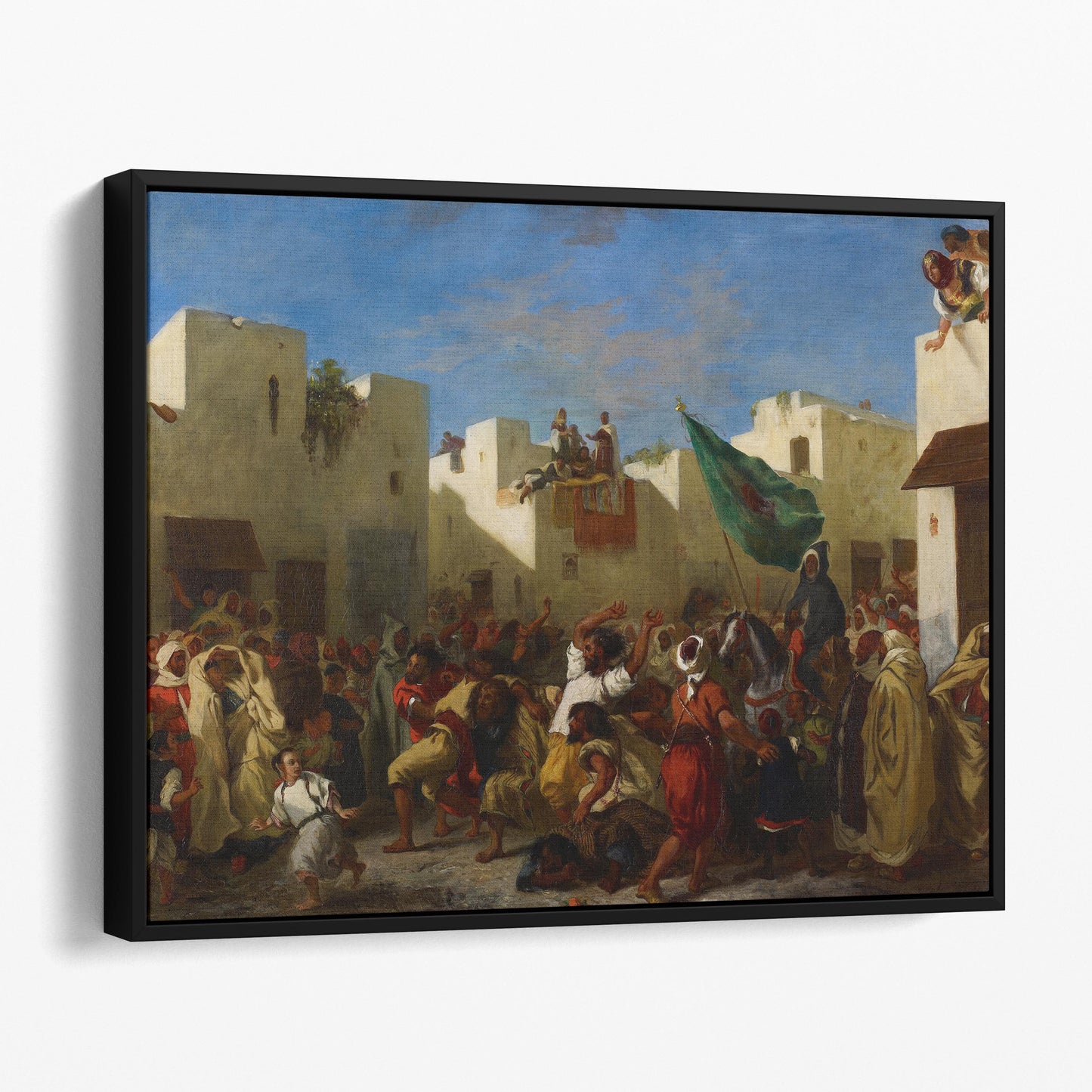 Convulsionists of Tangier (1837-1838) by Eugène Delacroix