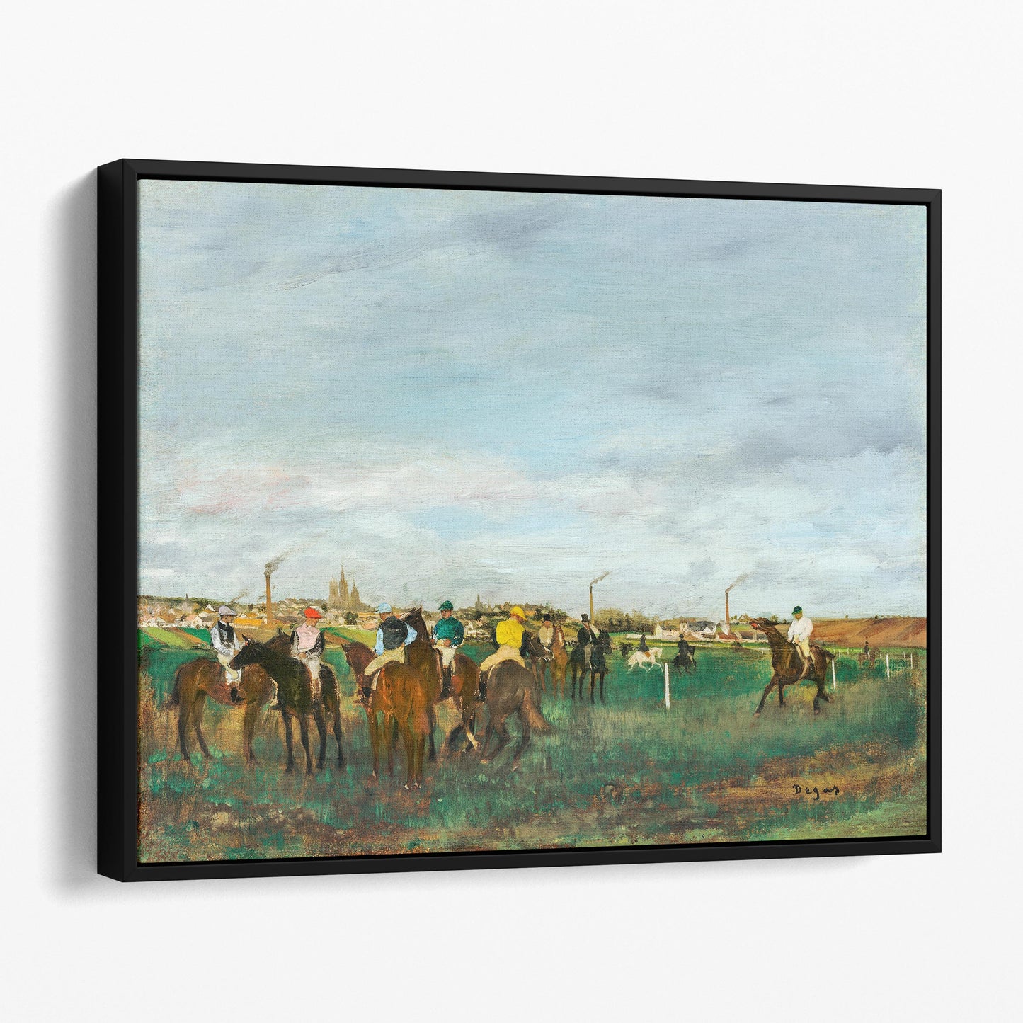 The Races (1871–1872) by Edgar Degas