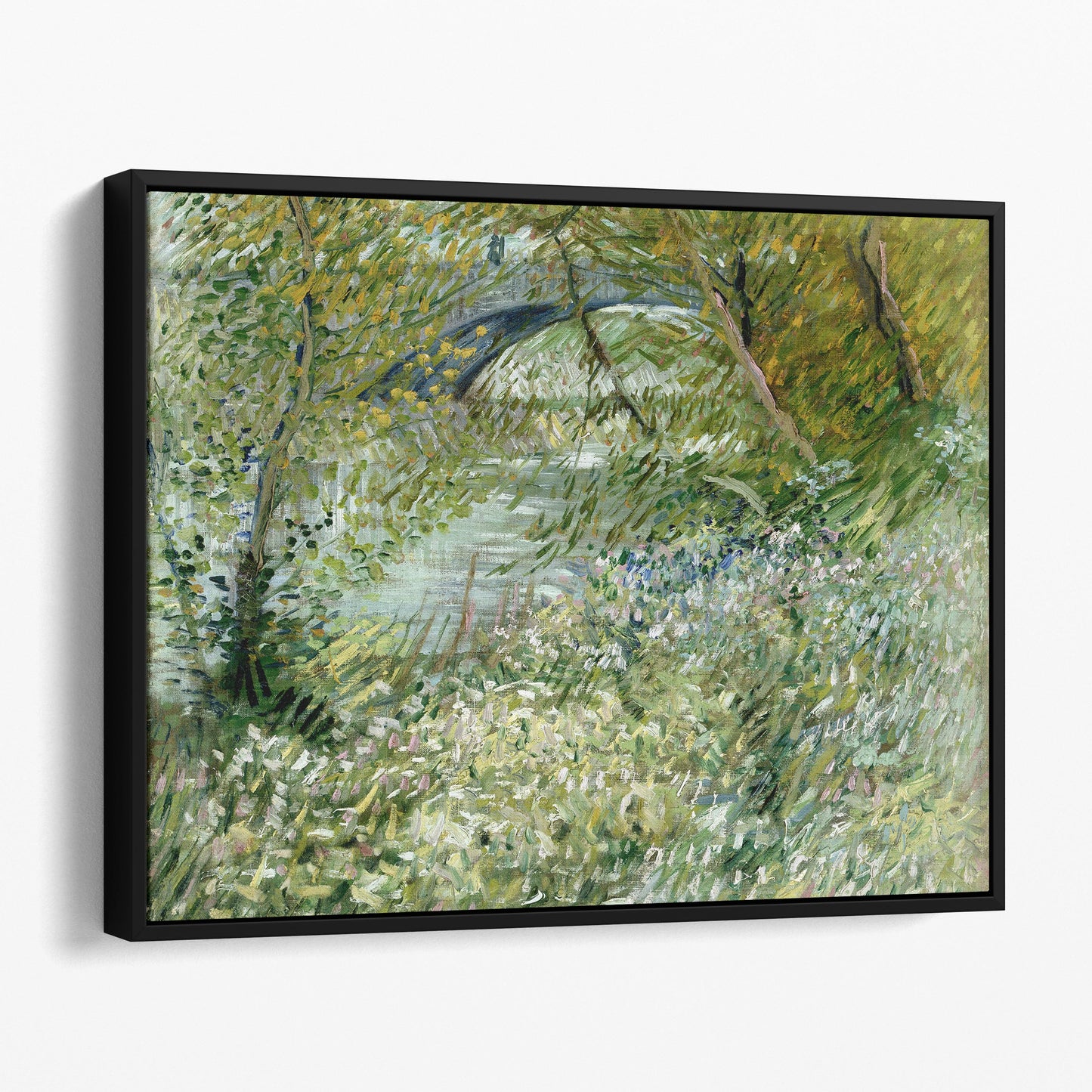 River Bank in Springtime (1887) by Van Gogh