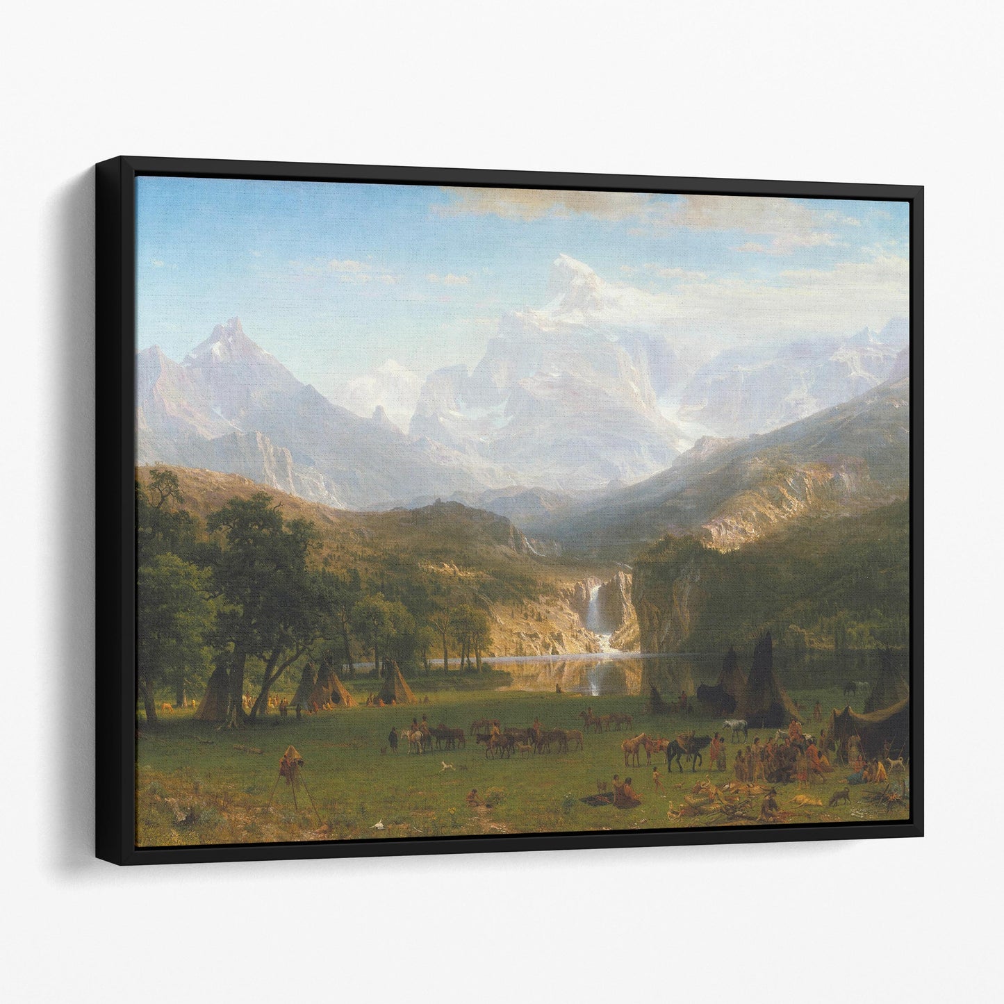 The Rocky Mountains, Lander's Peak (1863) by Albert Bierstadt