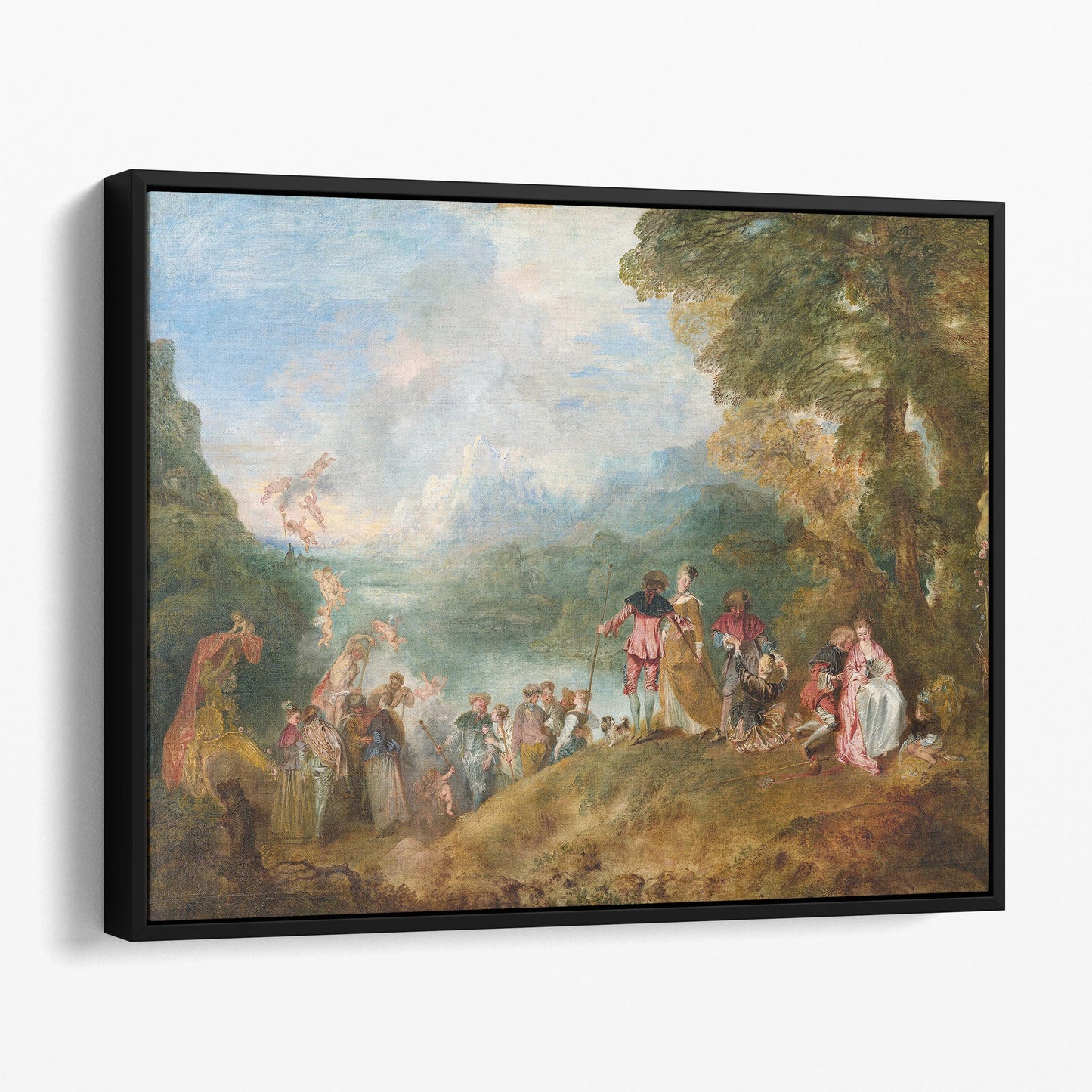 The Embarkation for Cythera (1717) by Jean-Antoine Watteau