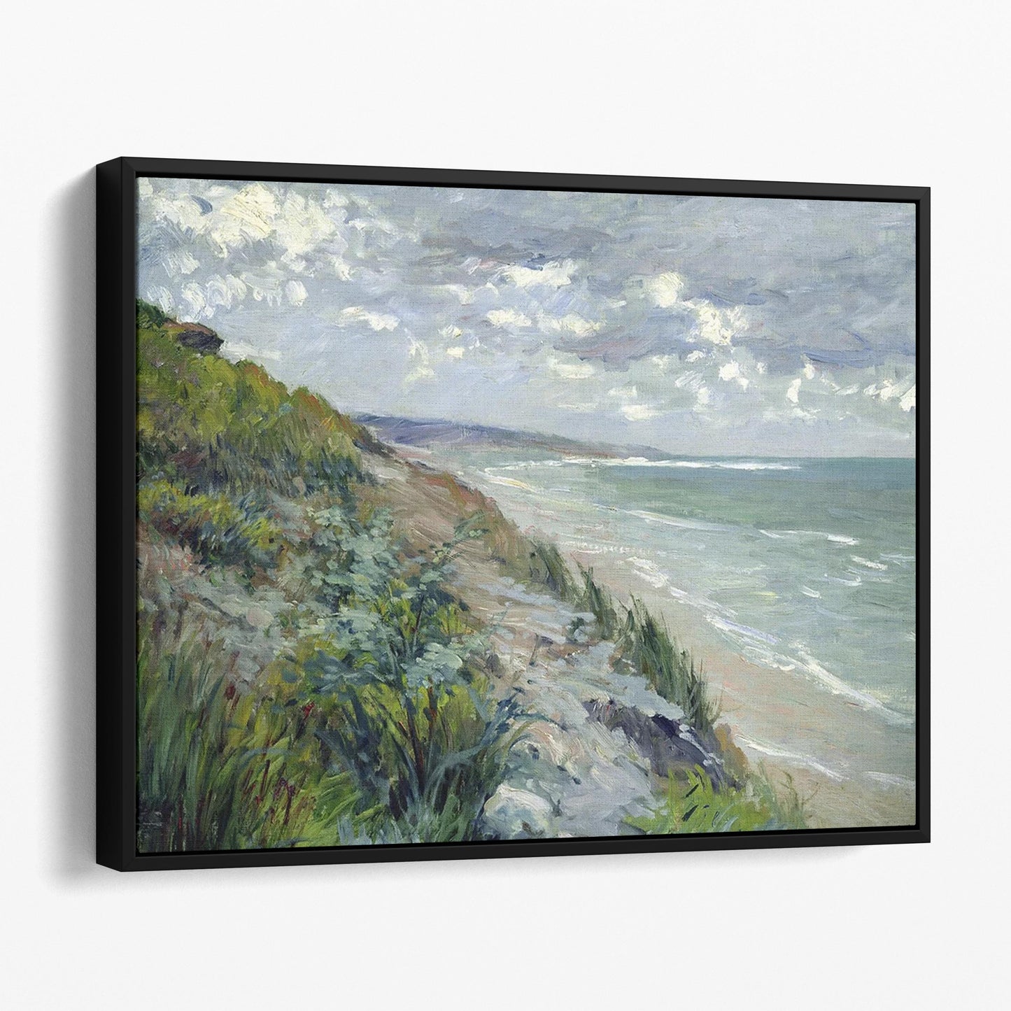 Cliffs by the Sea at Trouville by Gustave Caillebotte