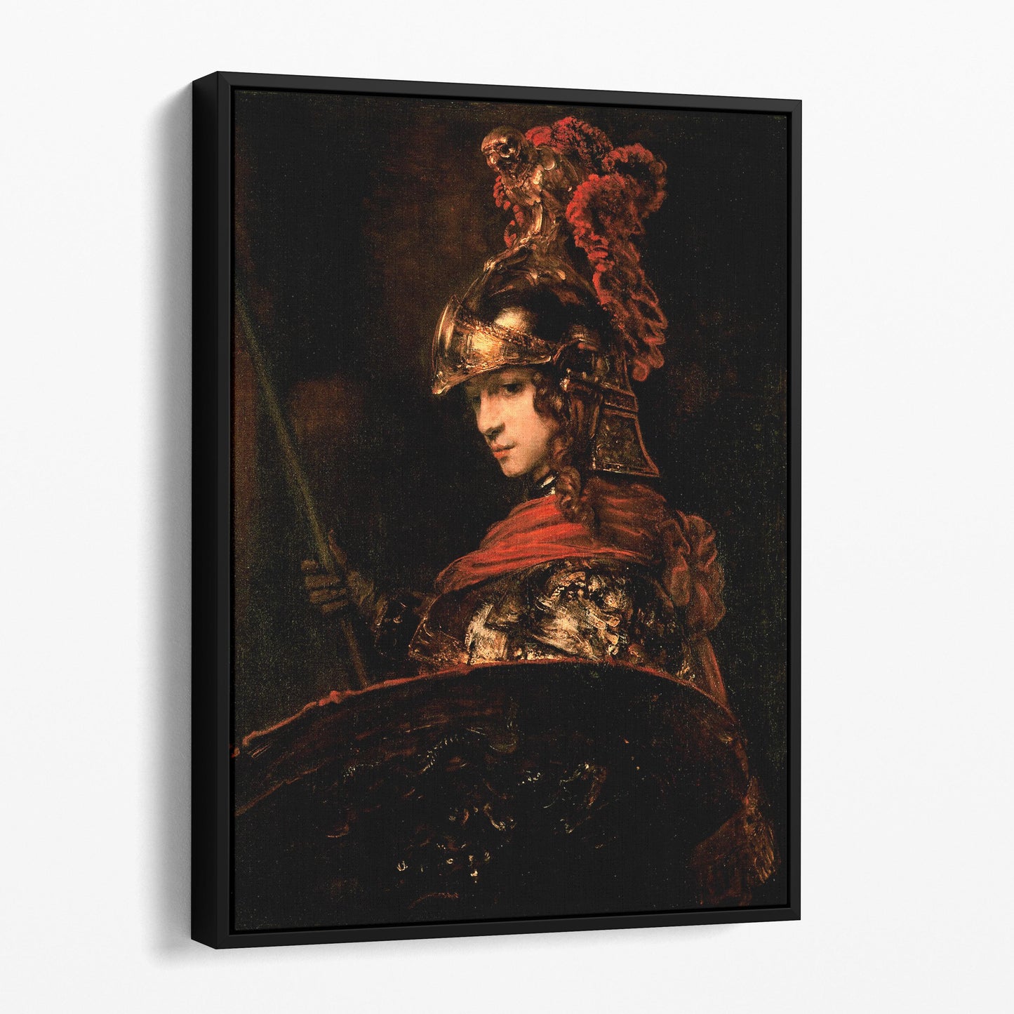 Pallas Athena or, Armoured Figure by Rembrandt